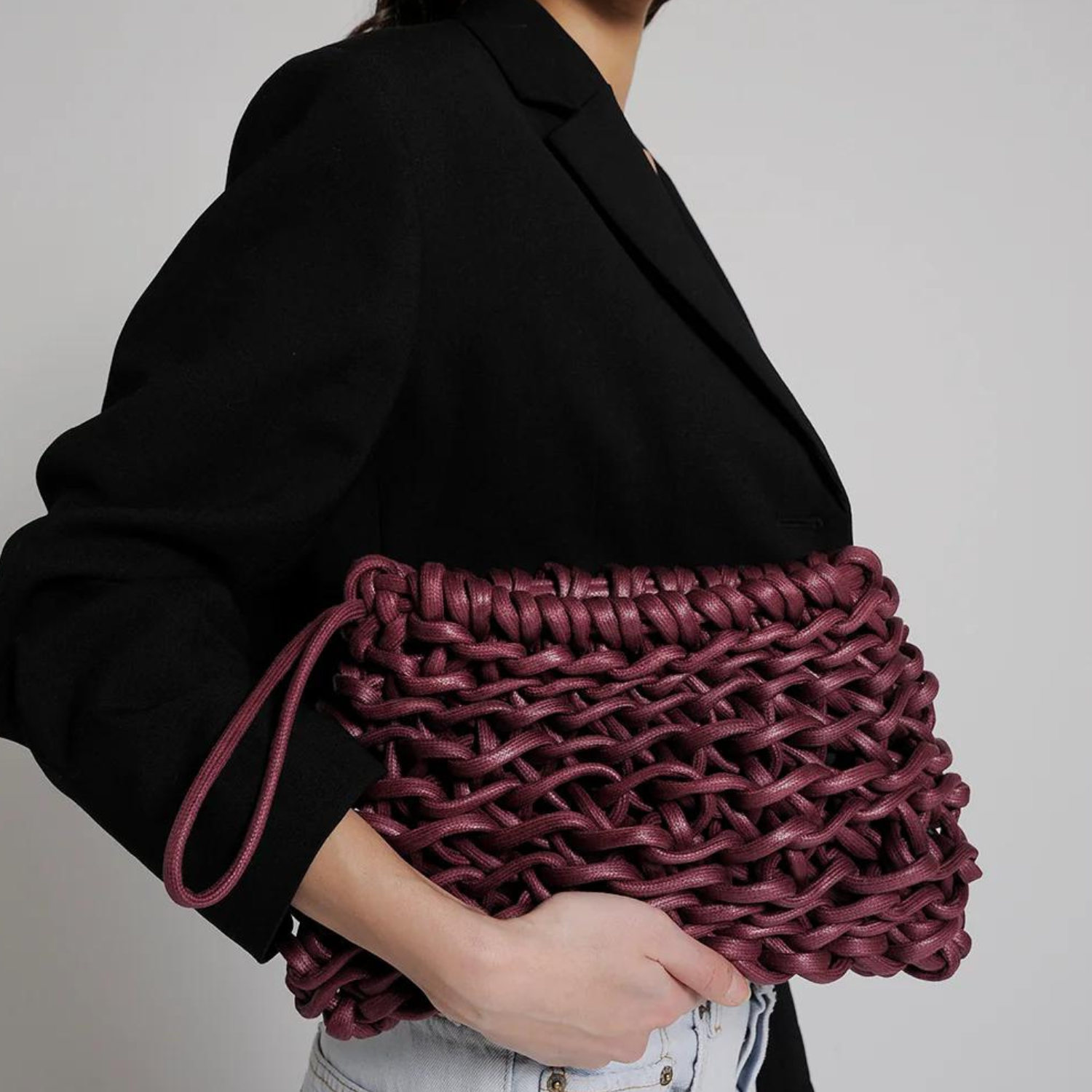 Handcrafted accessories made from repurposed materials for a unique, modern aesthetic