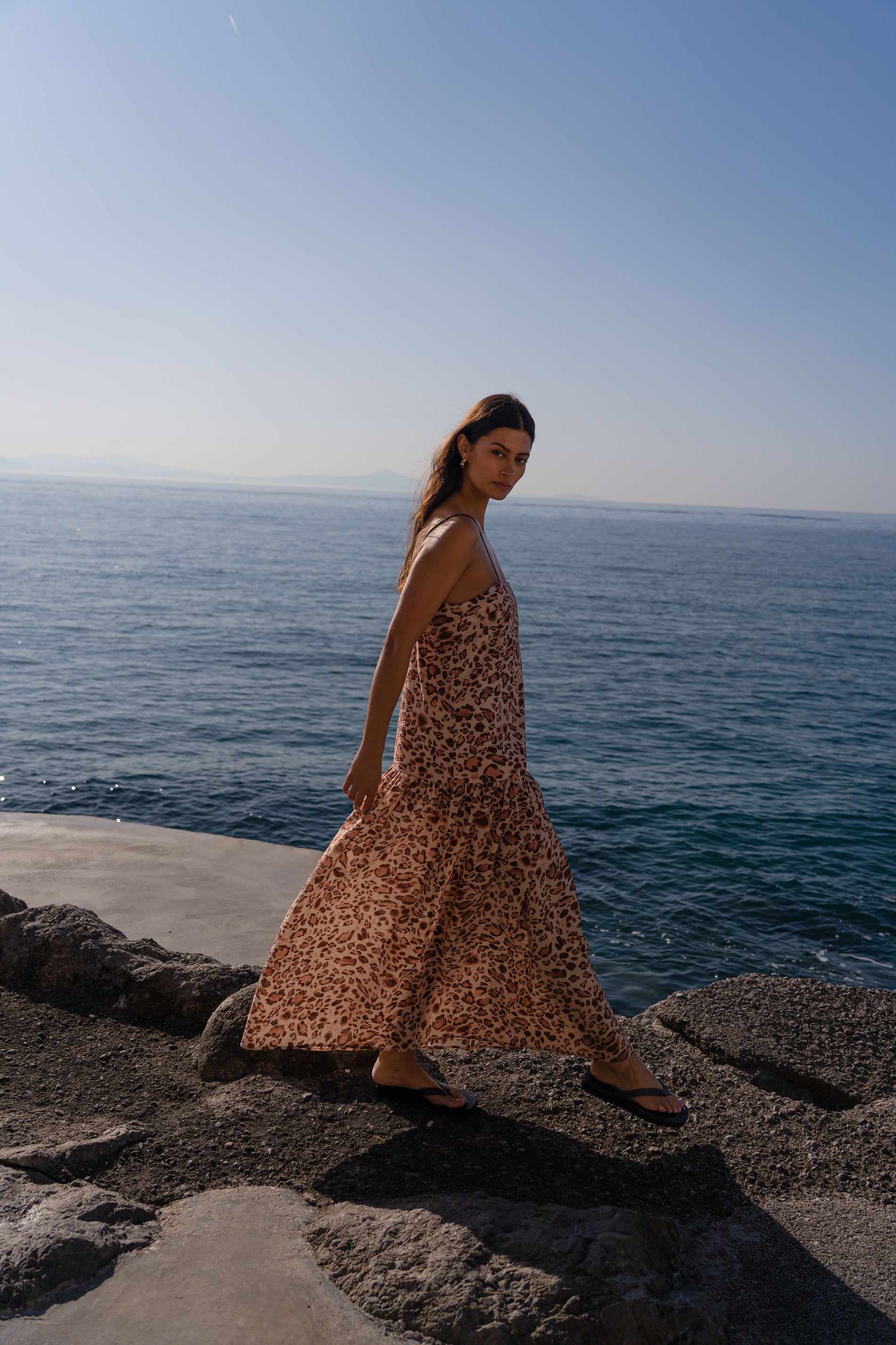 Kivari Paris Strappy Maxi Dress