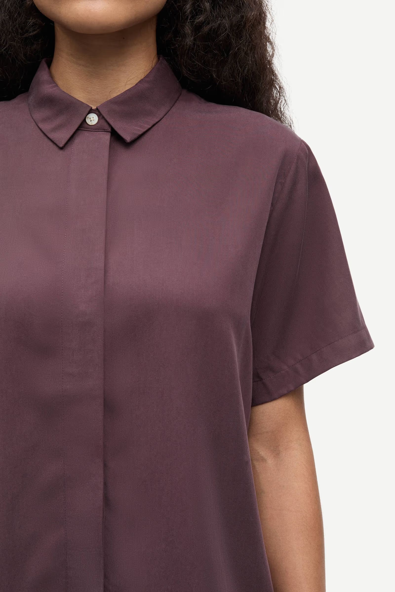 Samsoe Samsoe Mina SS Shirt - Fudge