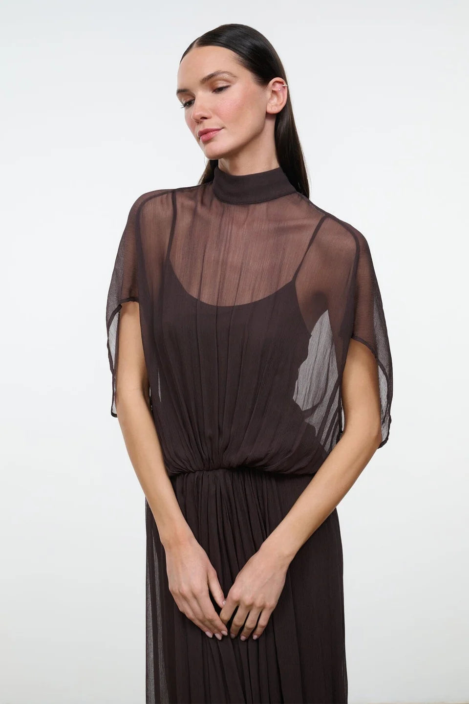 Staud Vivianna Dress - Earth