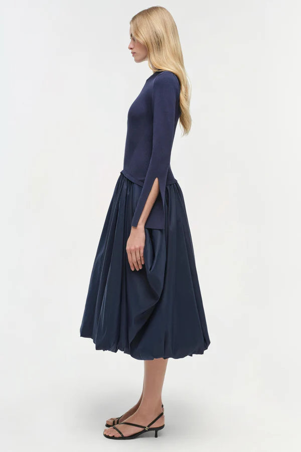 Simkhai Signature Kenlie Dress - Midnight Blue