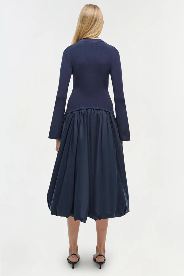 Simkhai Signature Kenlie Dress - Midnight Blue