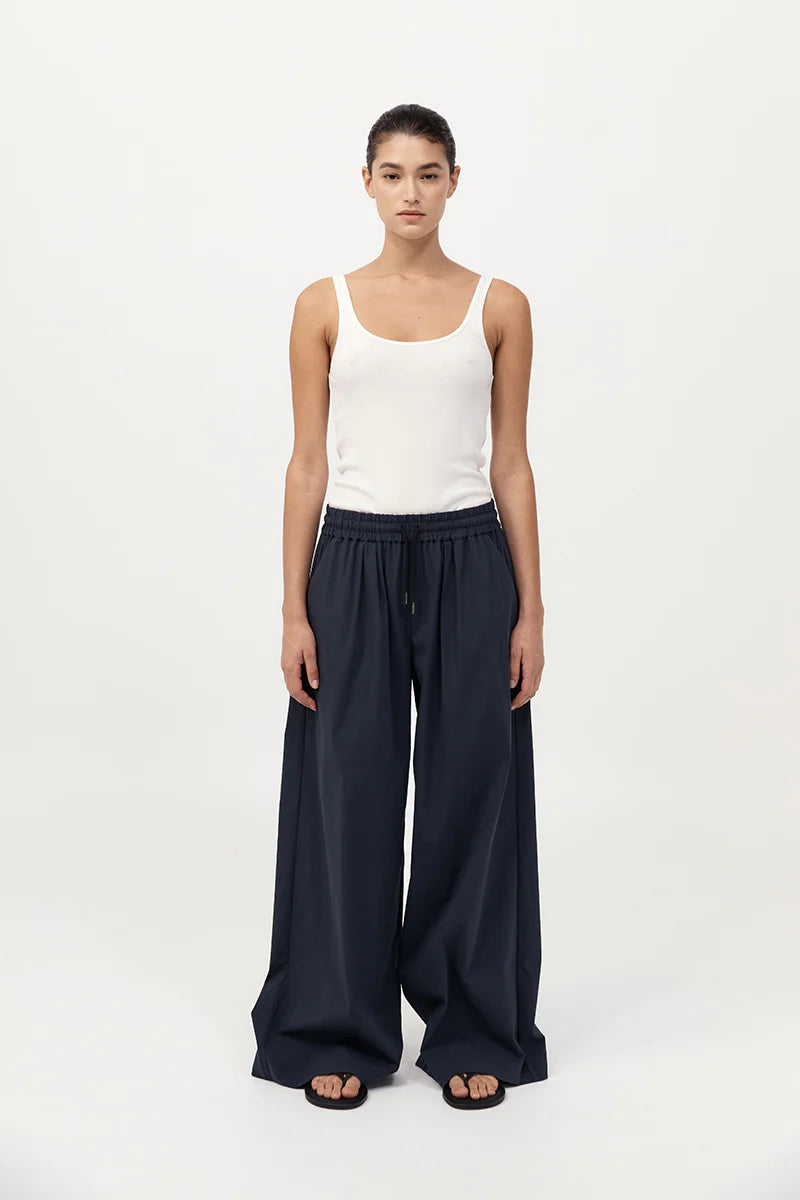 St. Agni Everyday Drawstring Pants - Dark Ink