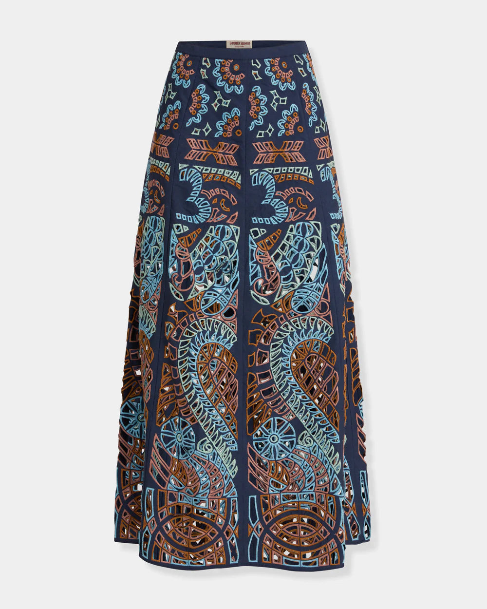 Emporio Sirenuse Rita Skirt in Brisé Cutwork