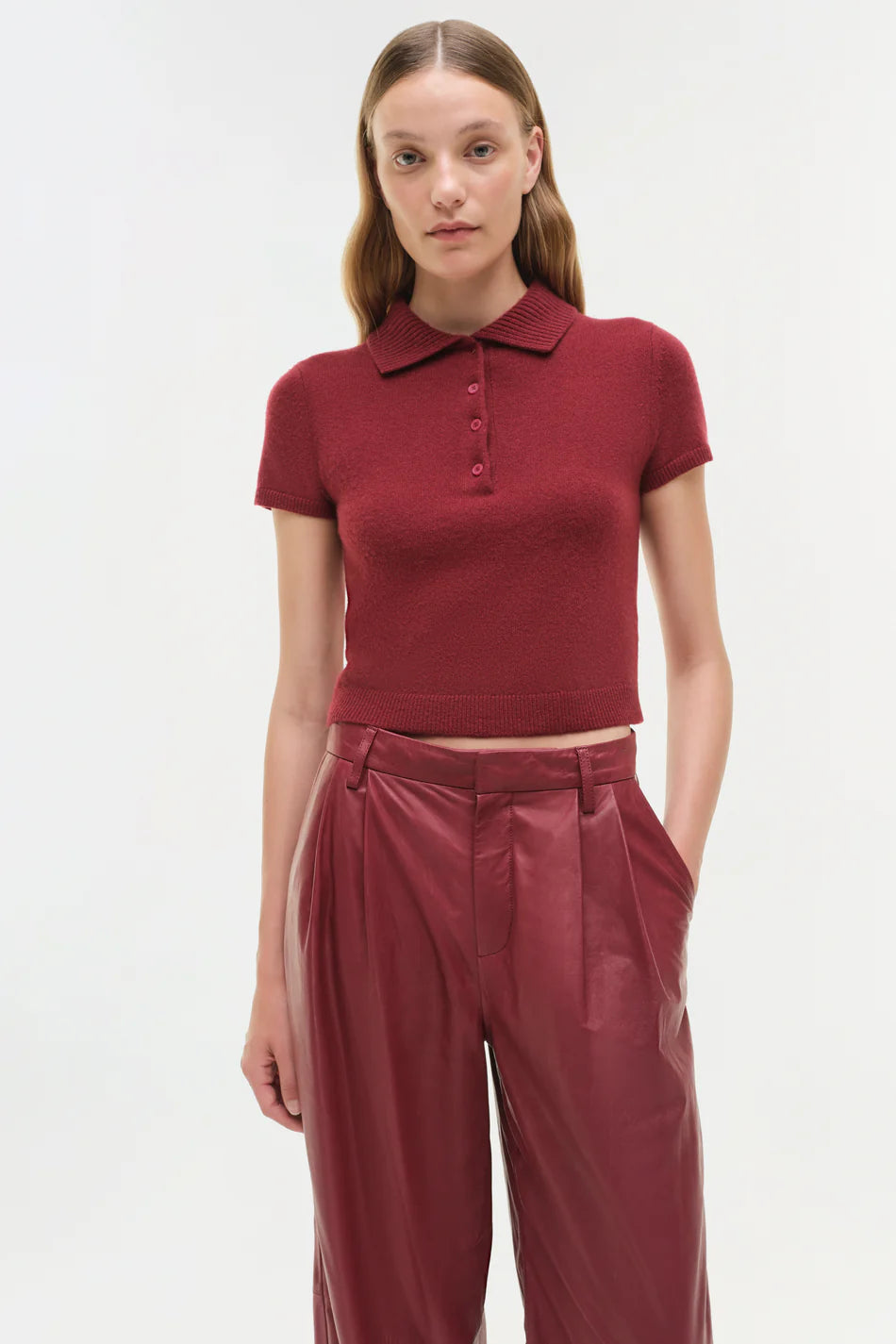 Simkhai Twila Cashmere Polo