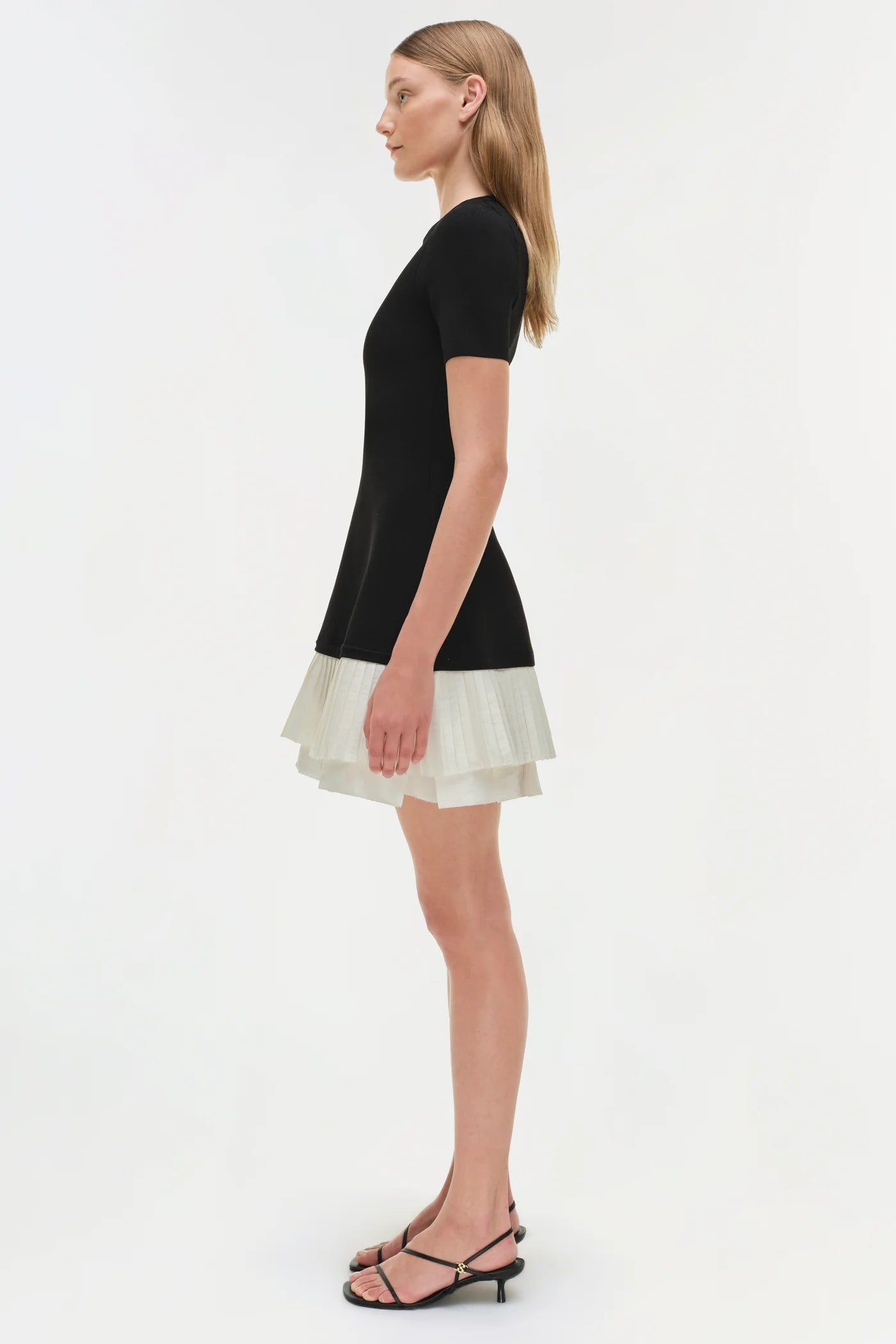 Simkhai Lorin Taffeta Knit Midi Dress