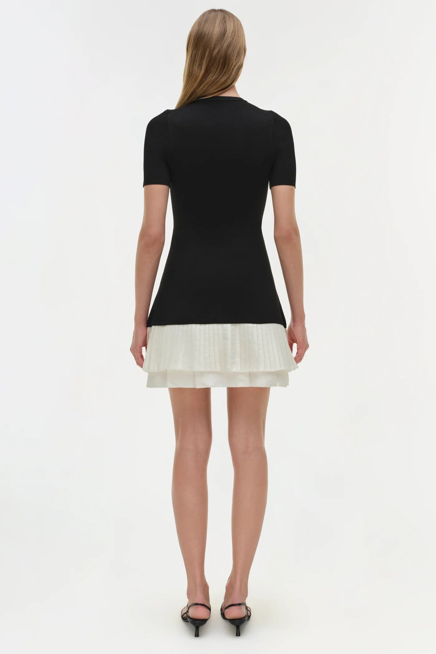 Simkhai Lorin Taffeta Knit Midi Dress