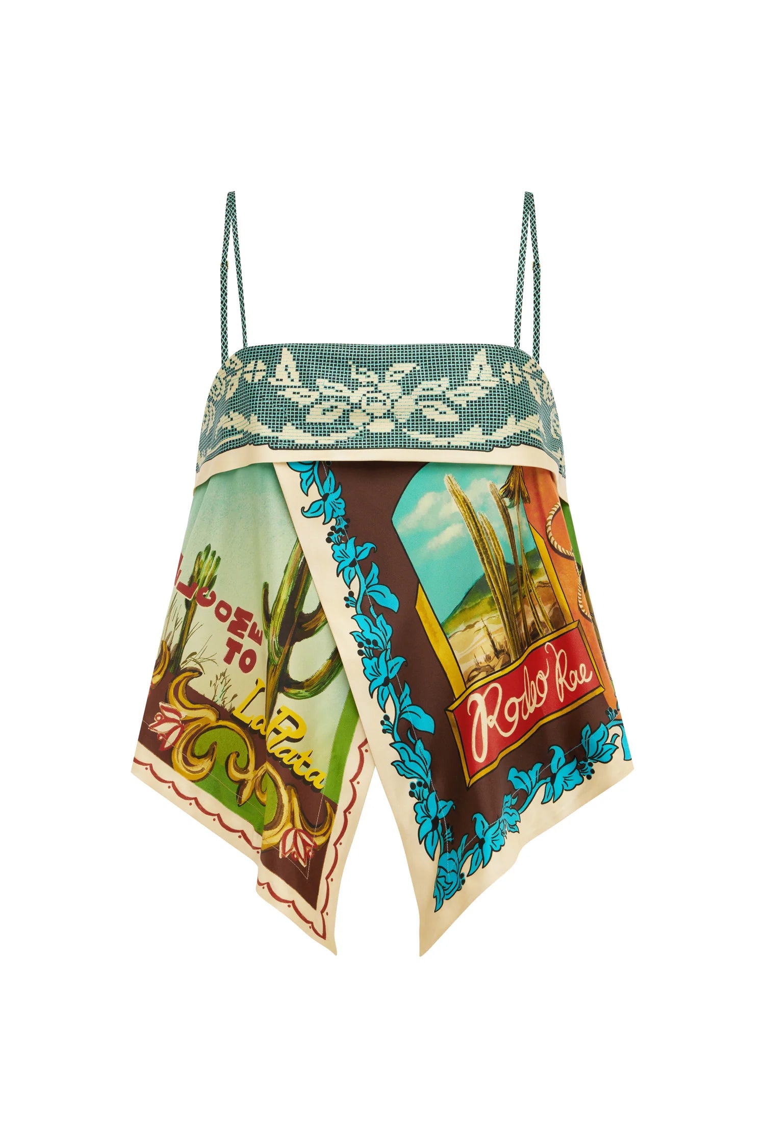 Alemais Ace Silk Scarf Top