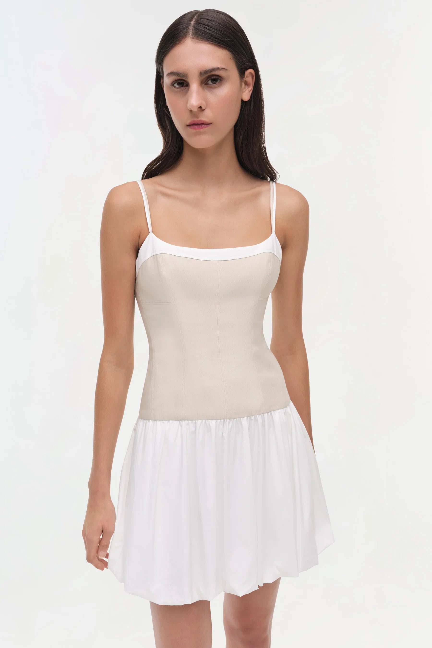 Simkhai Fifi Cotton Linen Mini Dress
