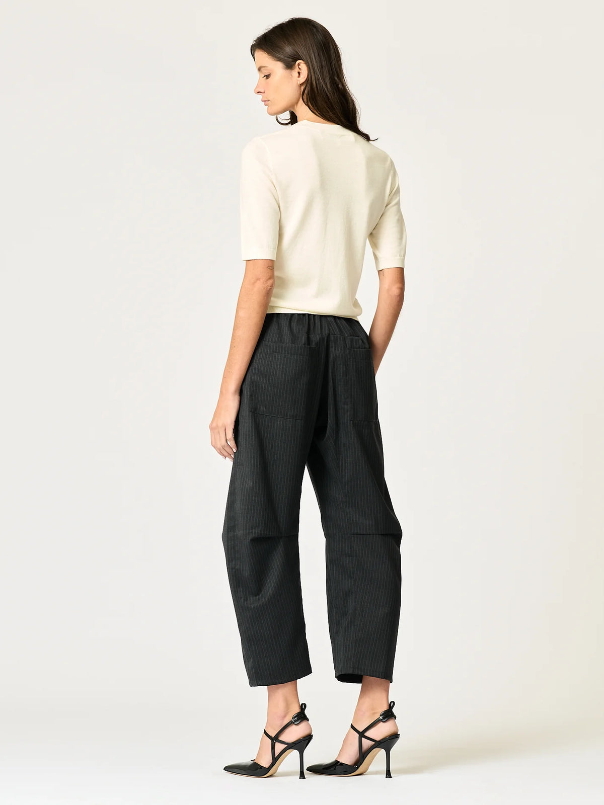 Secular Fitted Crew Sweater - Ivory