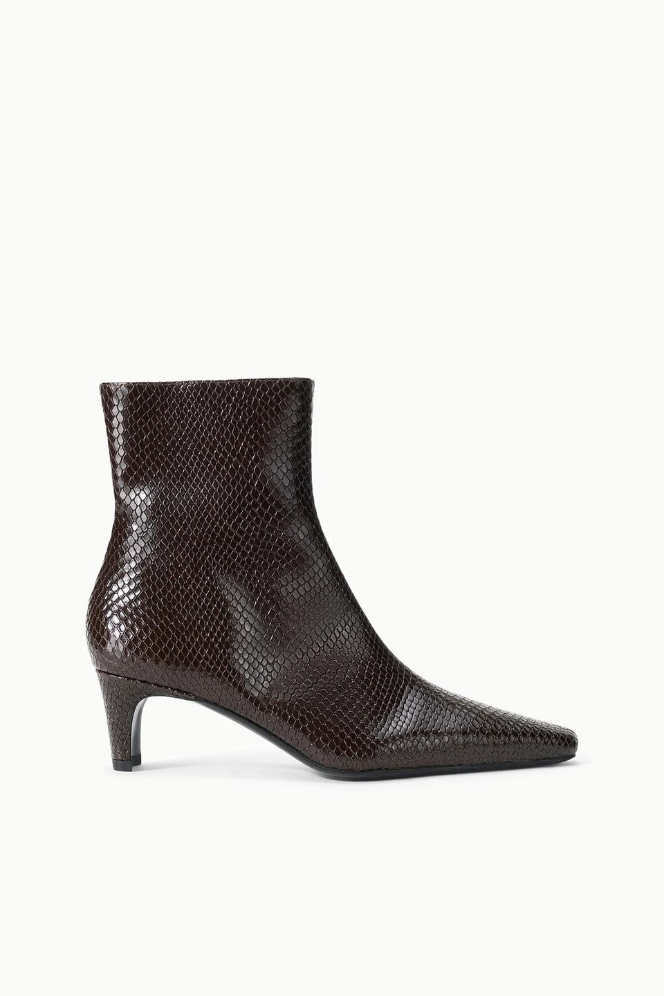 Staud Wally Ankle Boot Espresso Snake