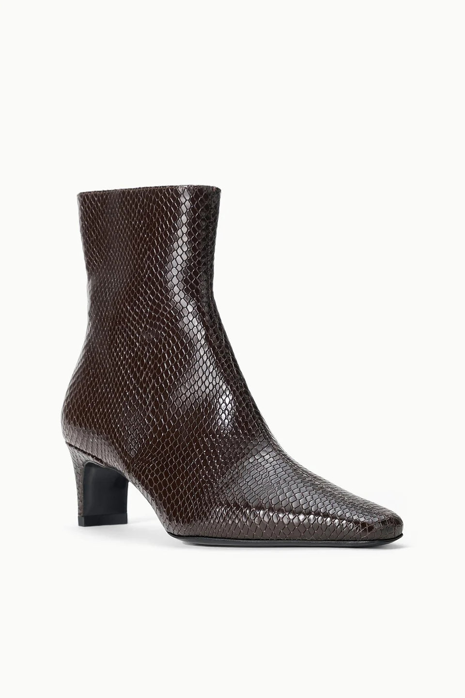 Staud Wally Ankle Boot Espresso Snake