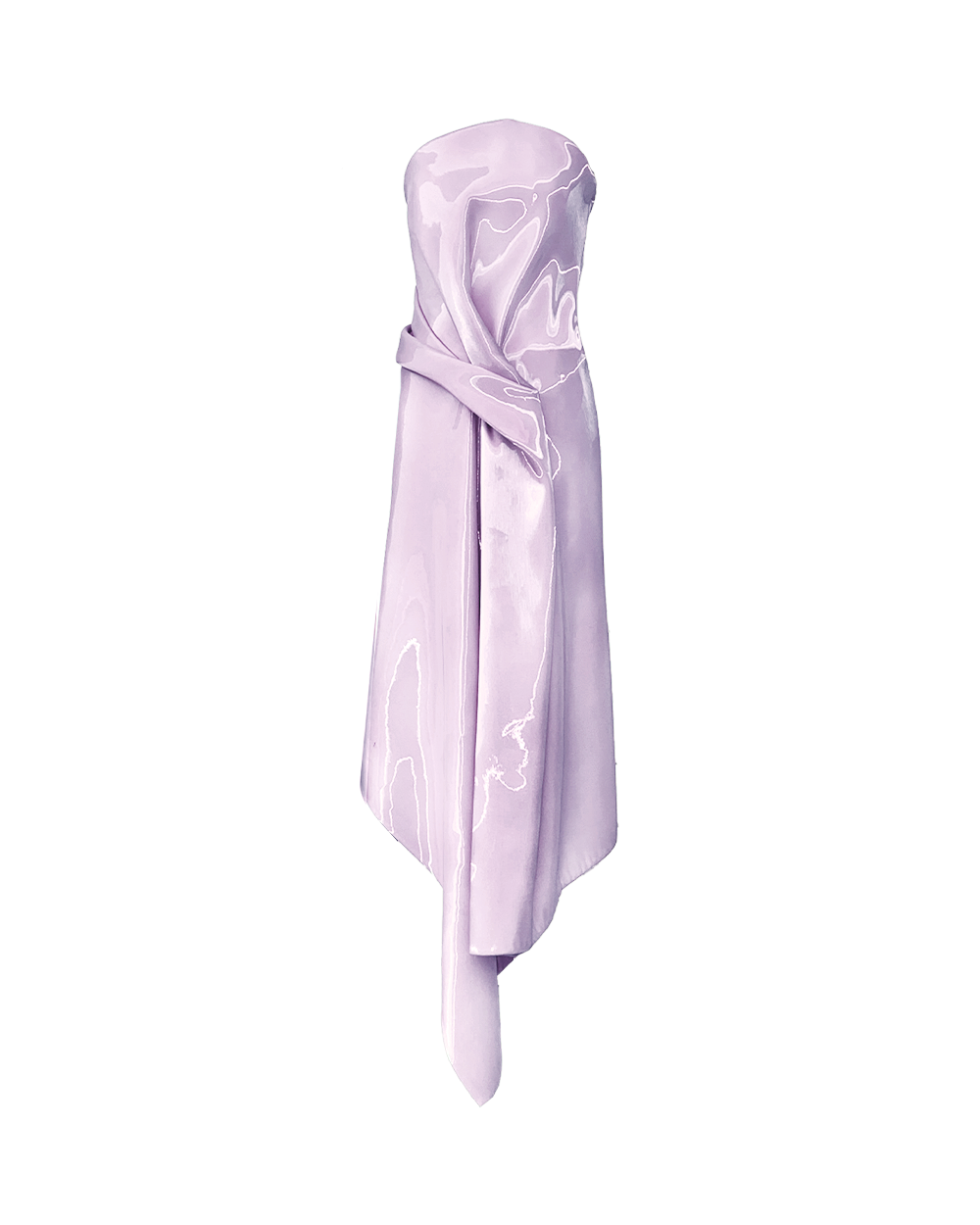 Kate Barton Kate Liquid Draped Gown Lilac