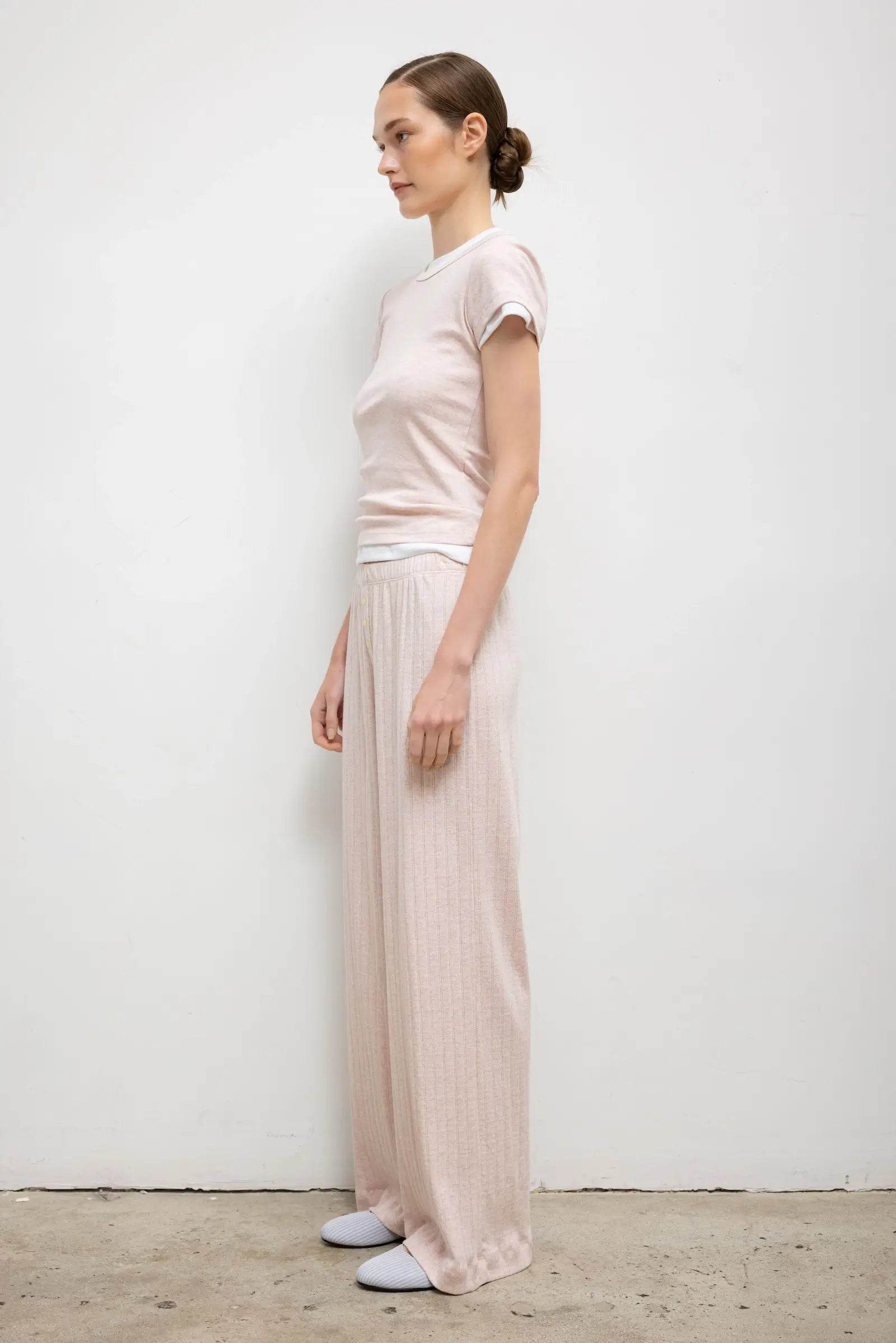 Leset Nando Slim Fit Tee Petal Melange
