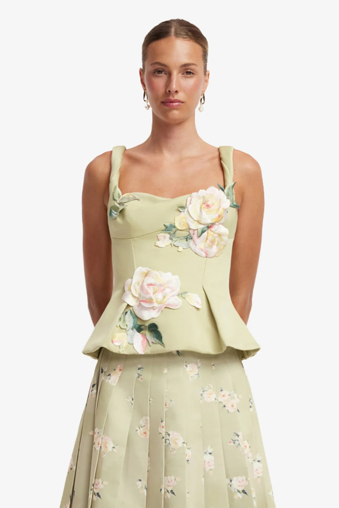 Leo Lin Georgia Embroidered Top