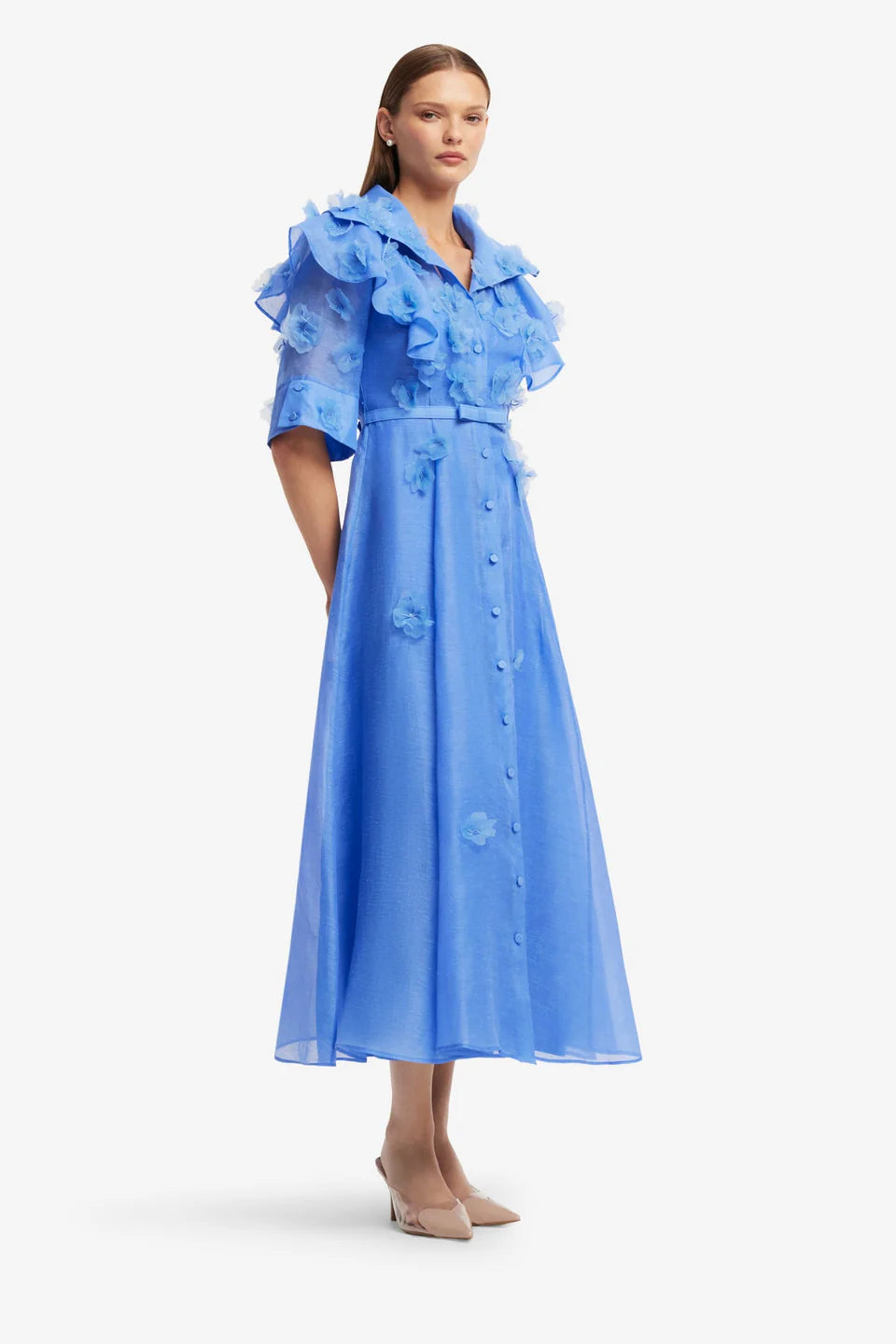 Leo Lin Anya Petal Midi Dress