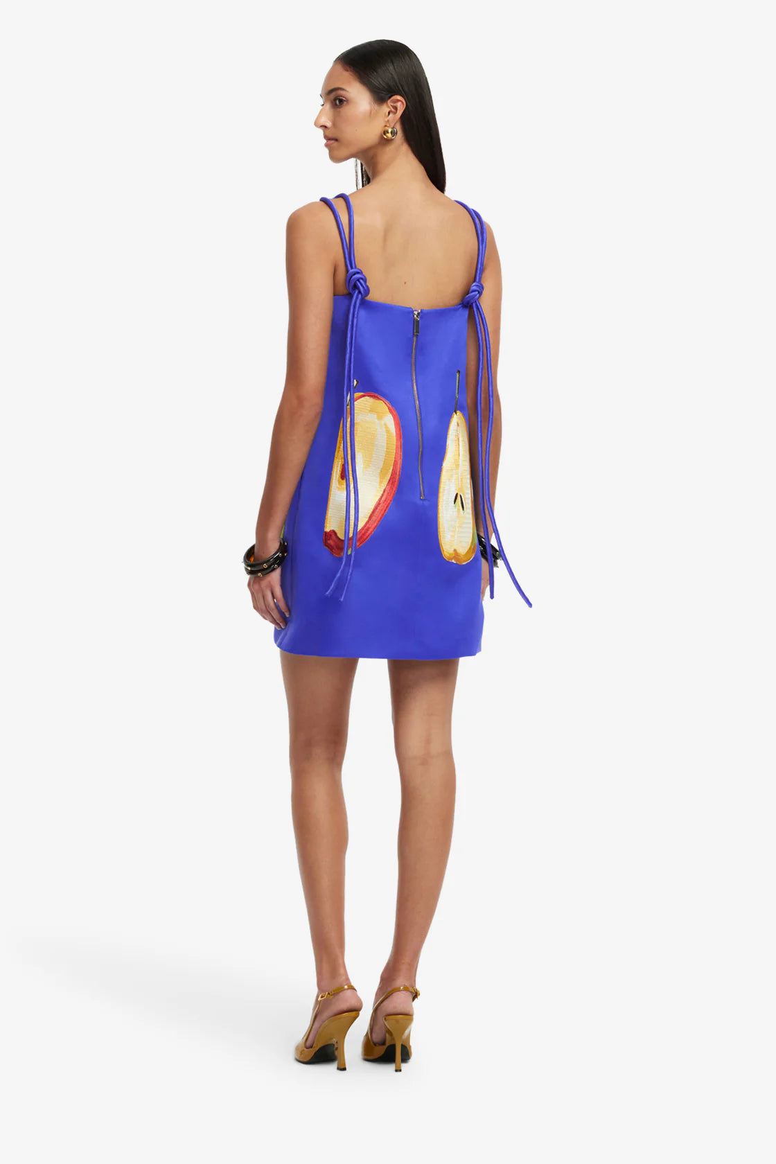 Leo Lin Taylor Embroidered Mini Dress