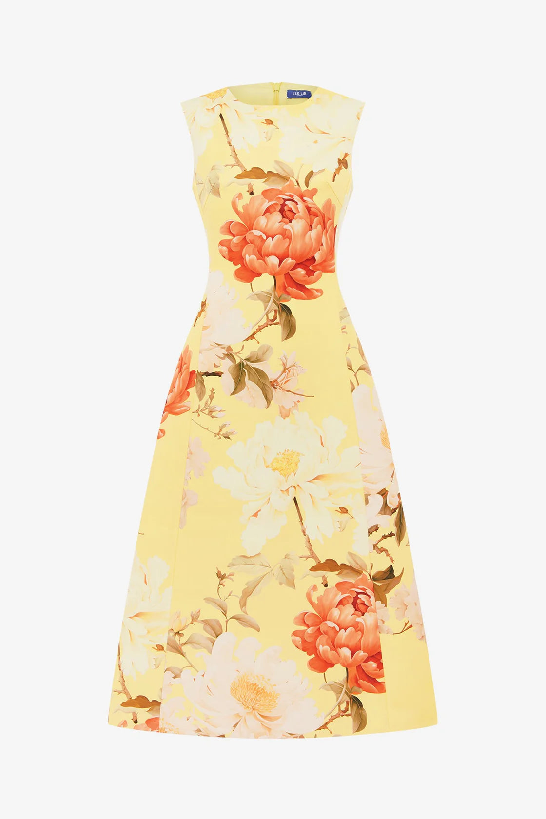 Leo Lin Cleo Sleeveless Midi Dress Leo Lin Cleo Sleeveless Midi Dress