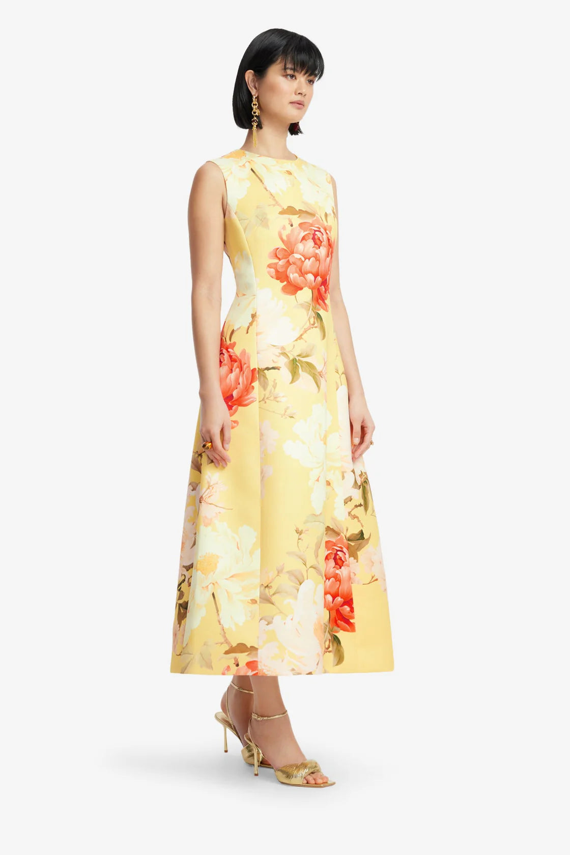 Leo Lin Cleo Sleeveless Midi Dress