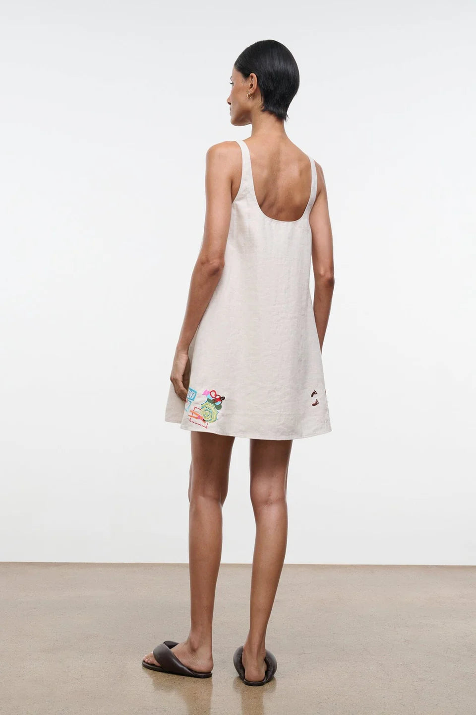 Staud Brio Linen Dress