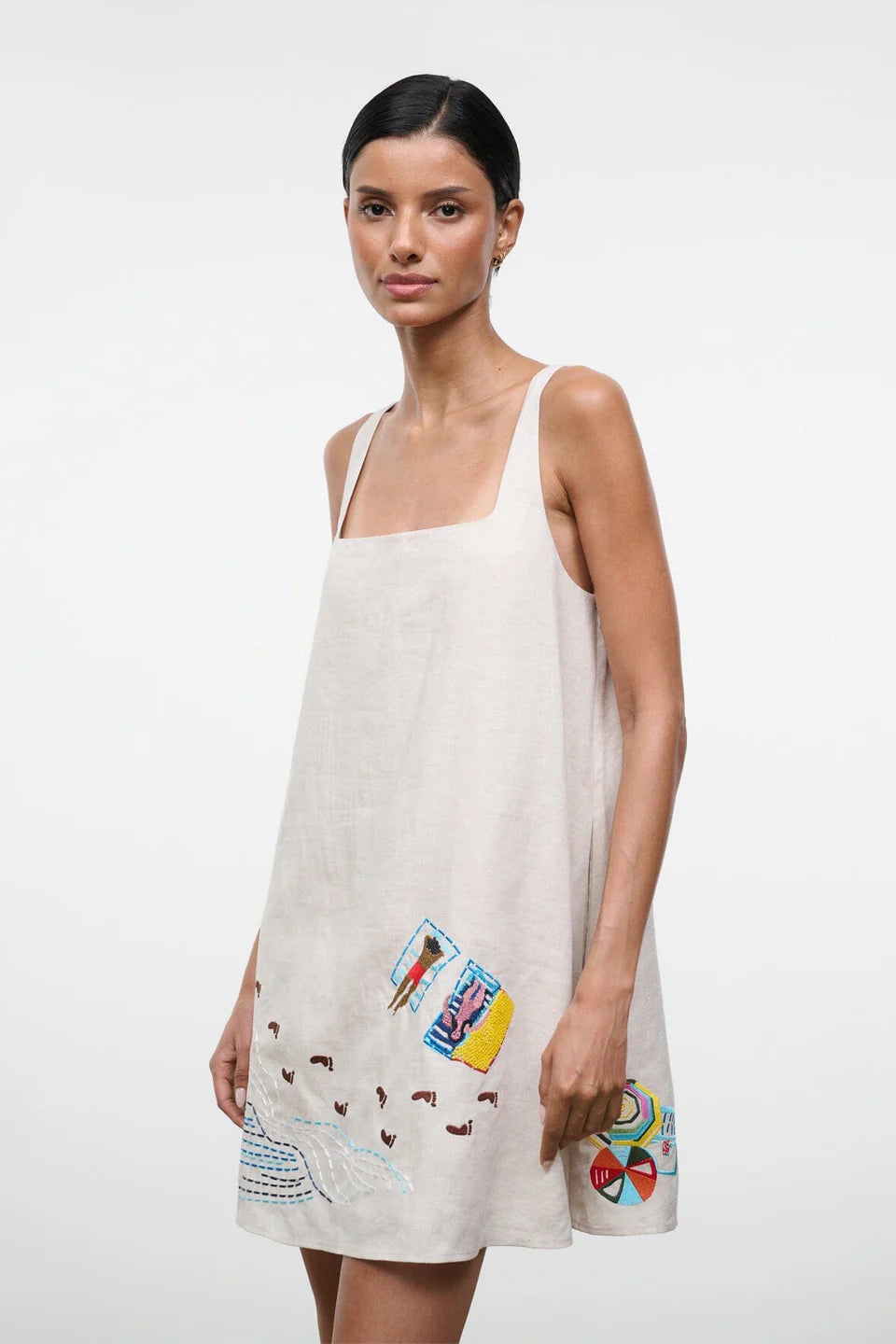 Staud Brio Linen Dress