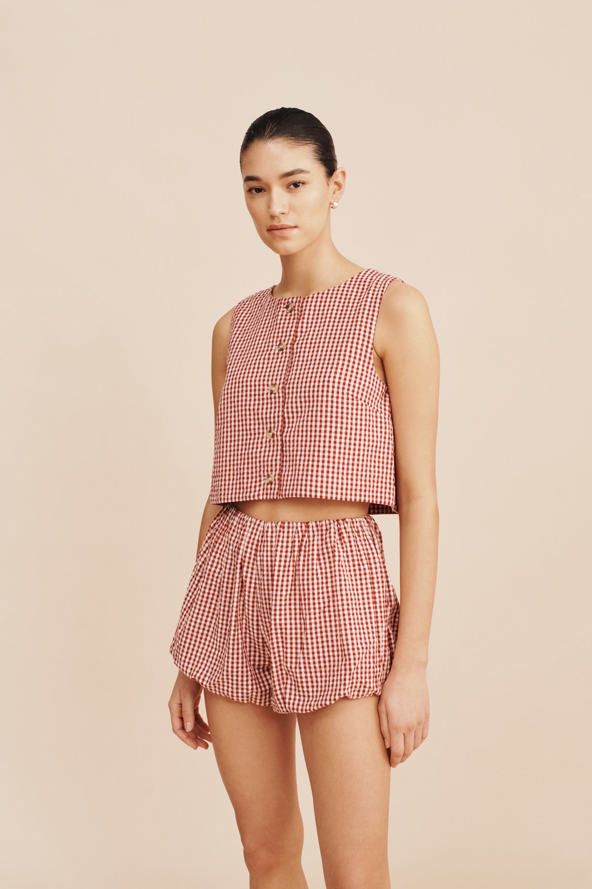 Posse Rosalie Top Rio Top Red Gingham