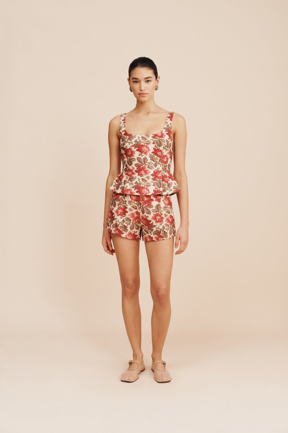 Posse Rosalie Shorts Rose Bud
