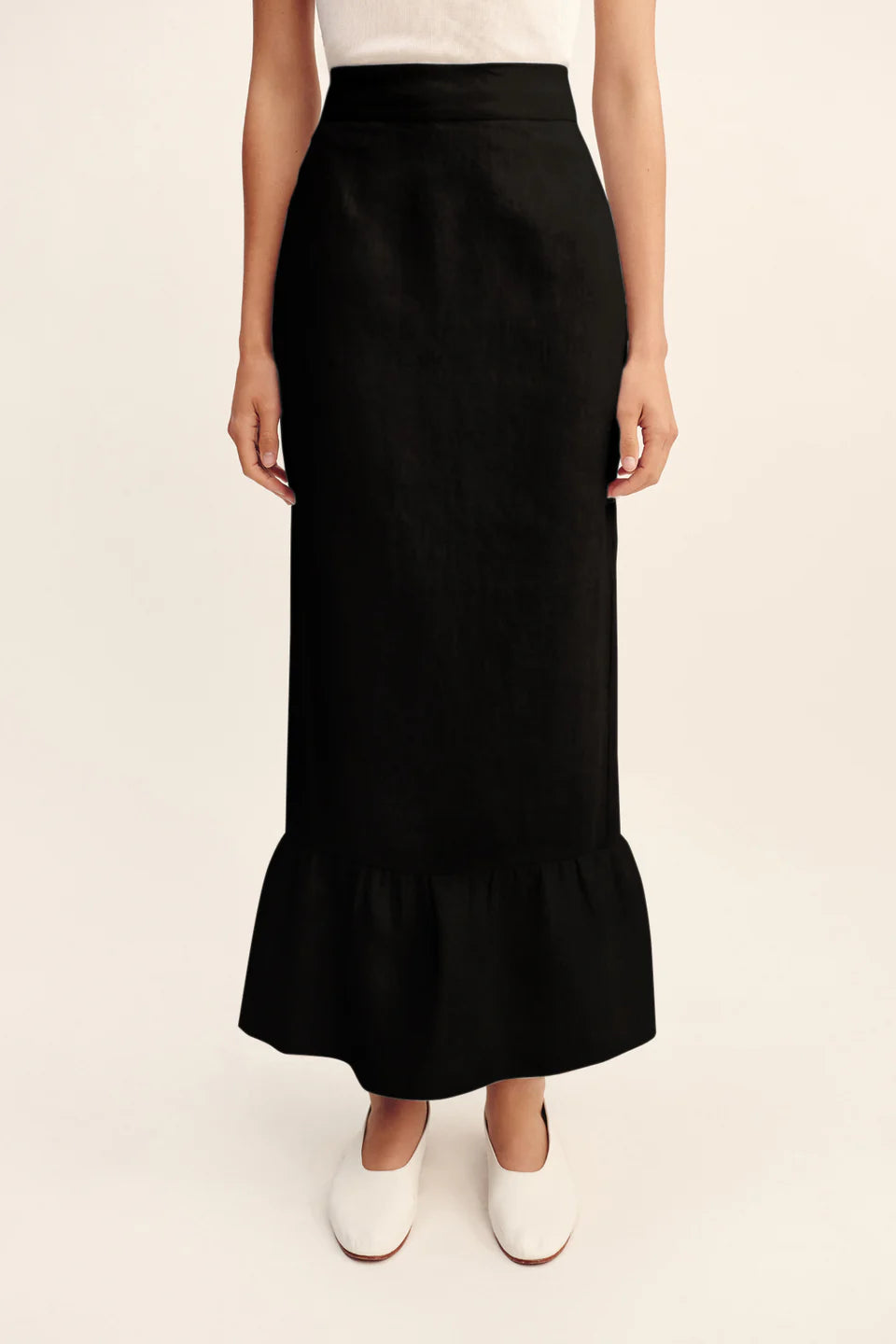 Posse Matilda Column Skirt - Black