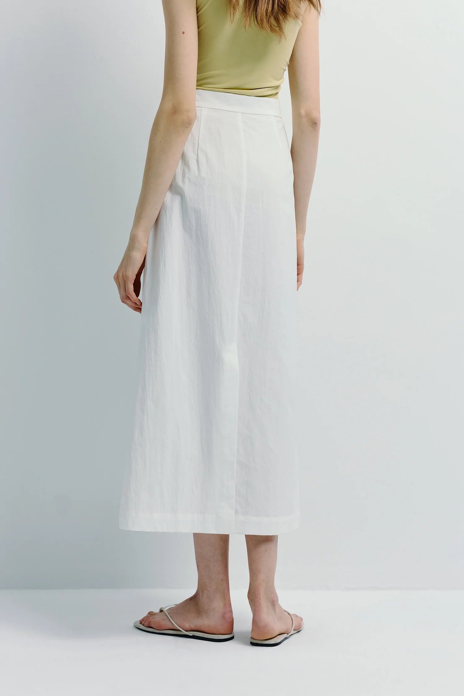 Rue Sophie Savoie Crinkled Poplin Skirt