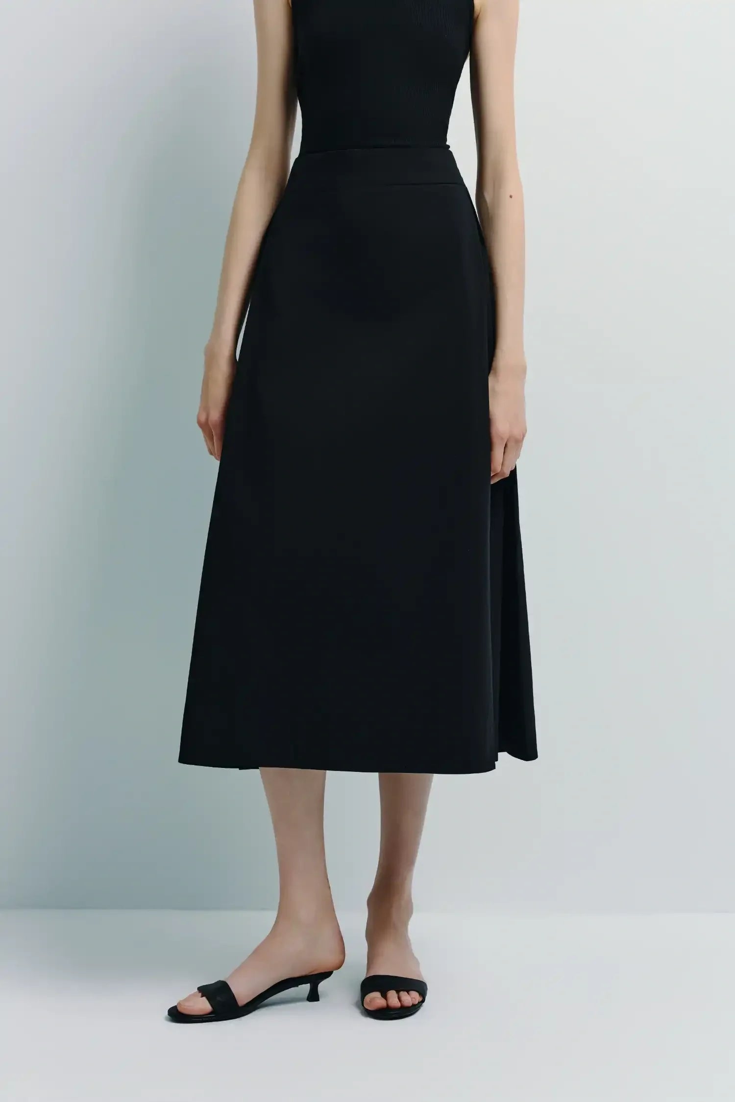 Rue Sophie Orléans Pocket Pleat Skirt