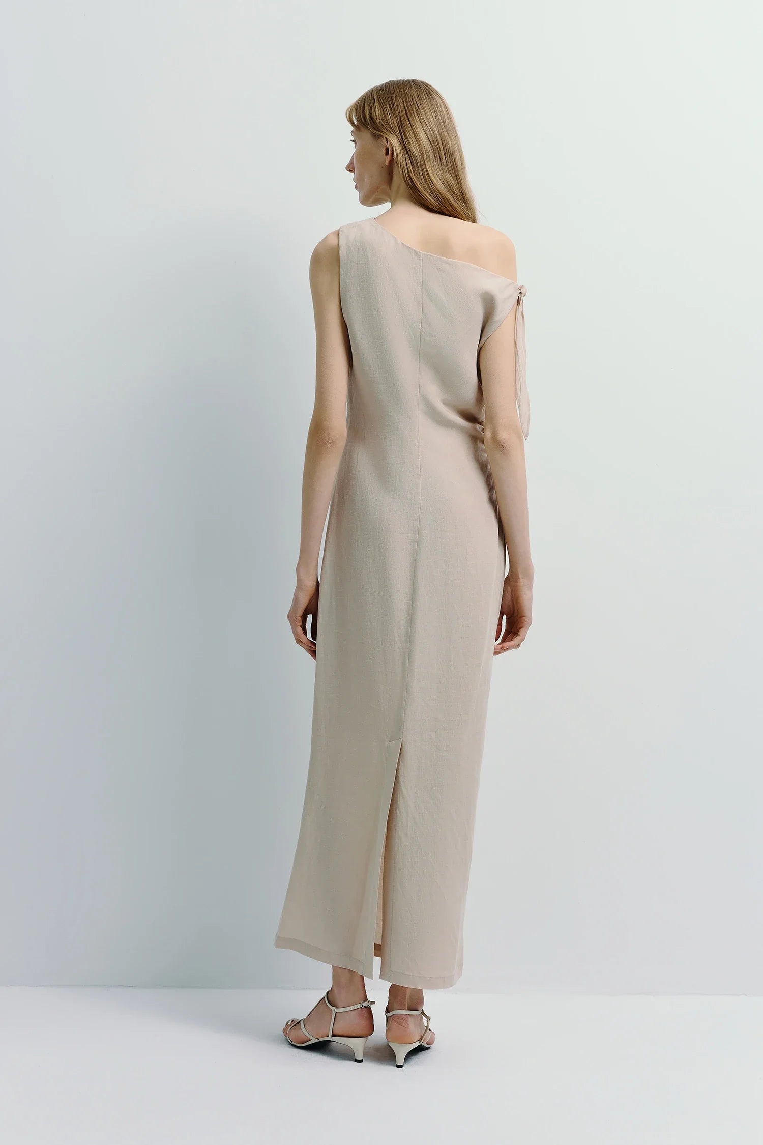 Rue Sophie Papillon Tie Off Shoulder Dress
