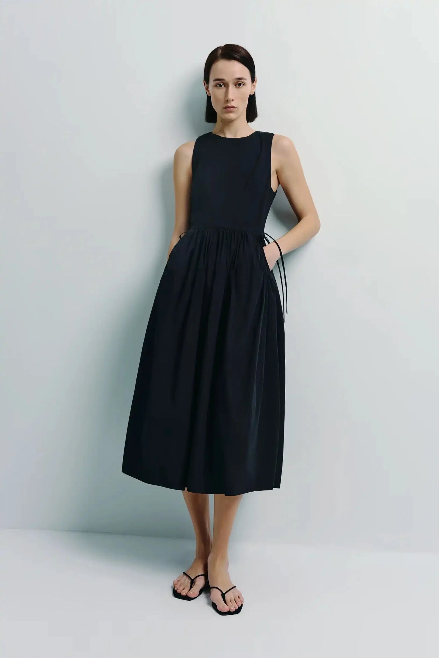 Rue Sophie Tours Gathered Pocket Dress