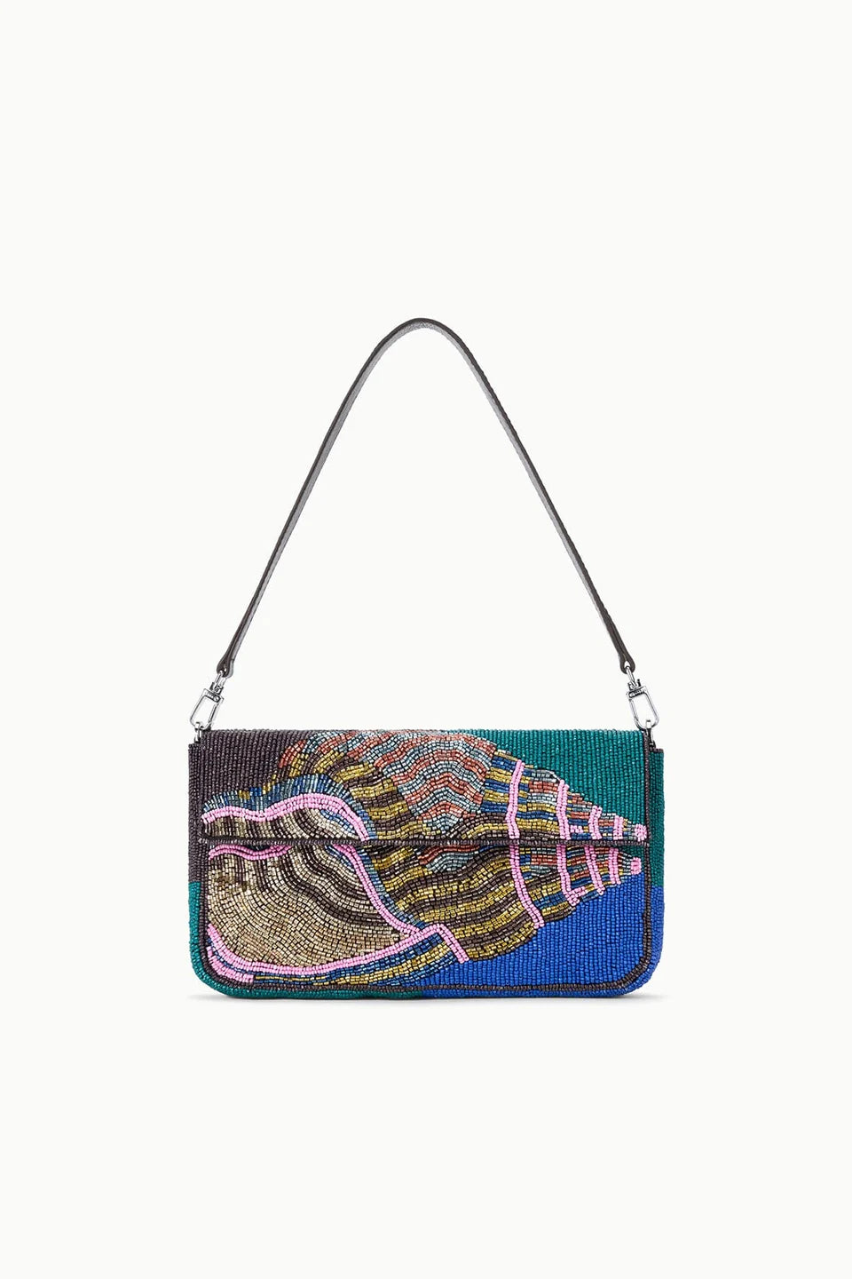 Staud Timmy Shoulder Bag Conch Shell