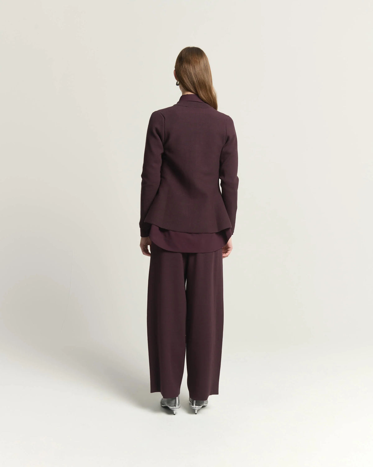 Beatrice B Cardigan - Aubergine