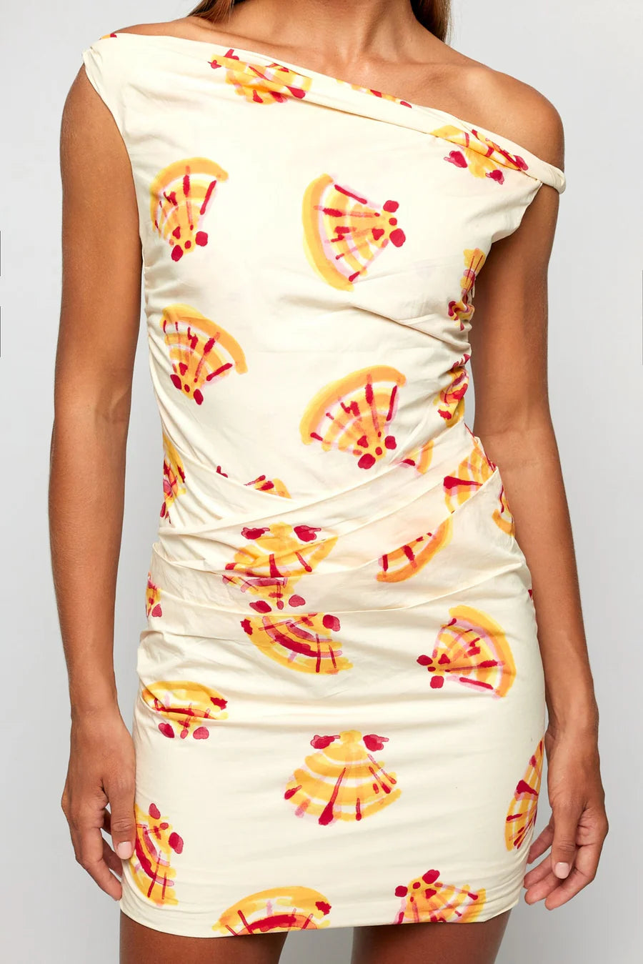 SWF Rolled Shoulder Pleated Mini