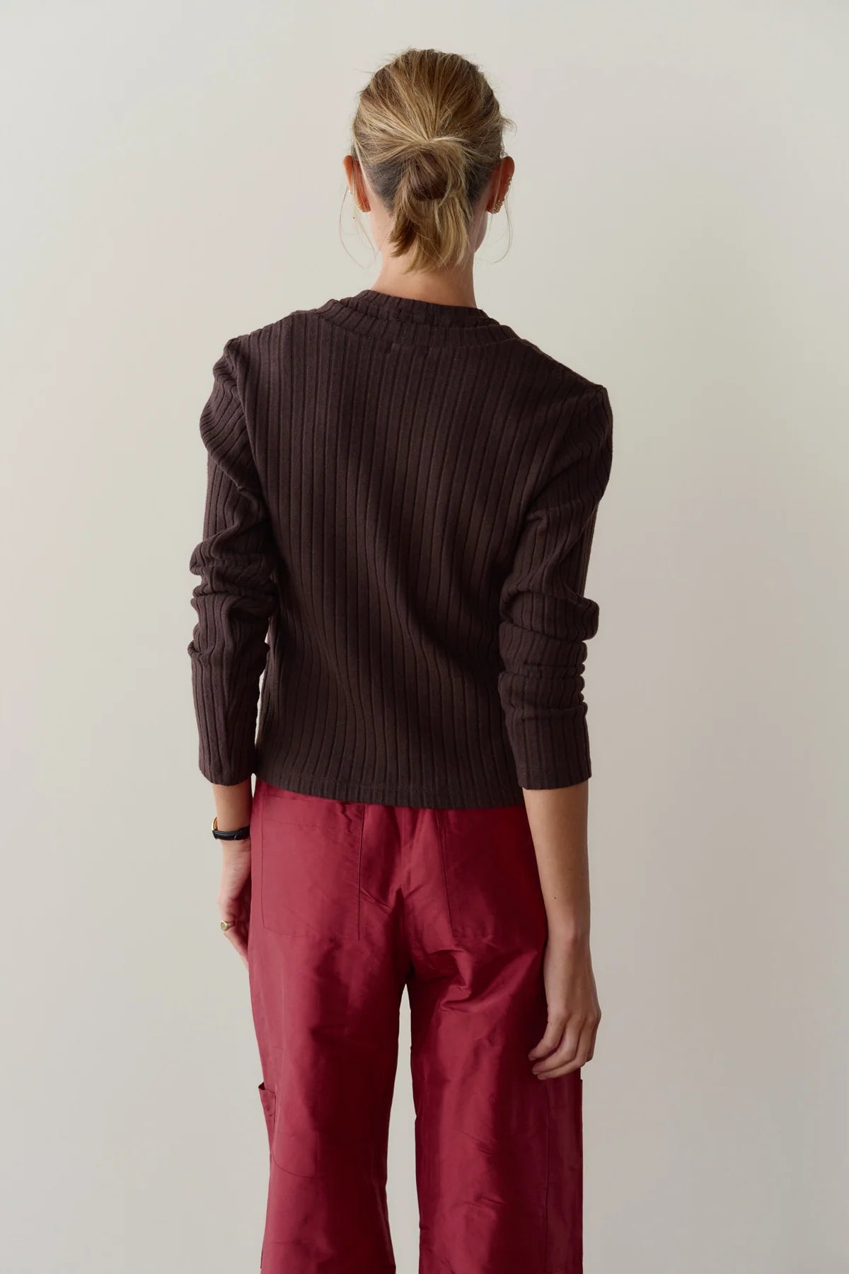 Donni Sweater Rib Cardigan