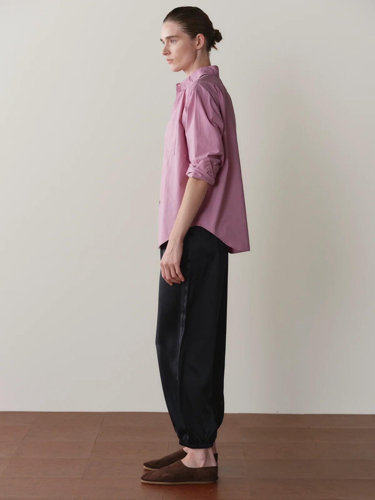 Donni Silk Ballon Pant - Black