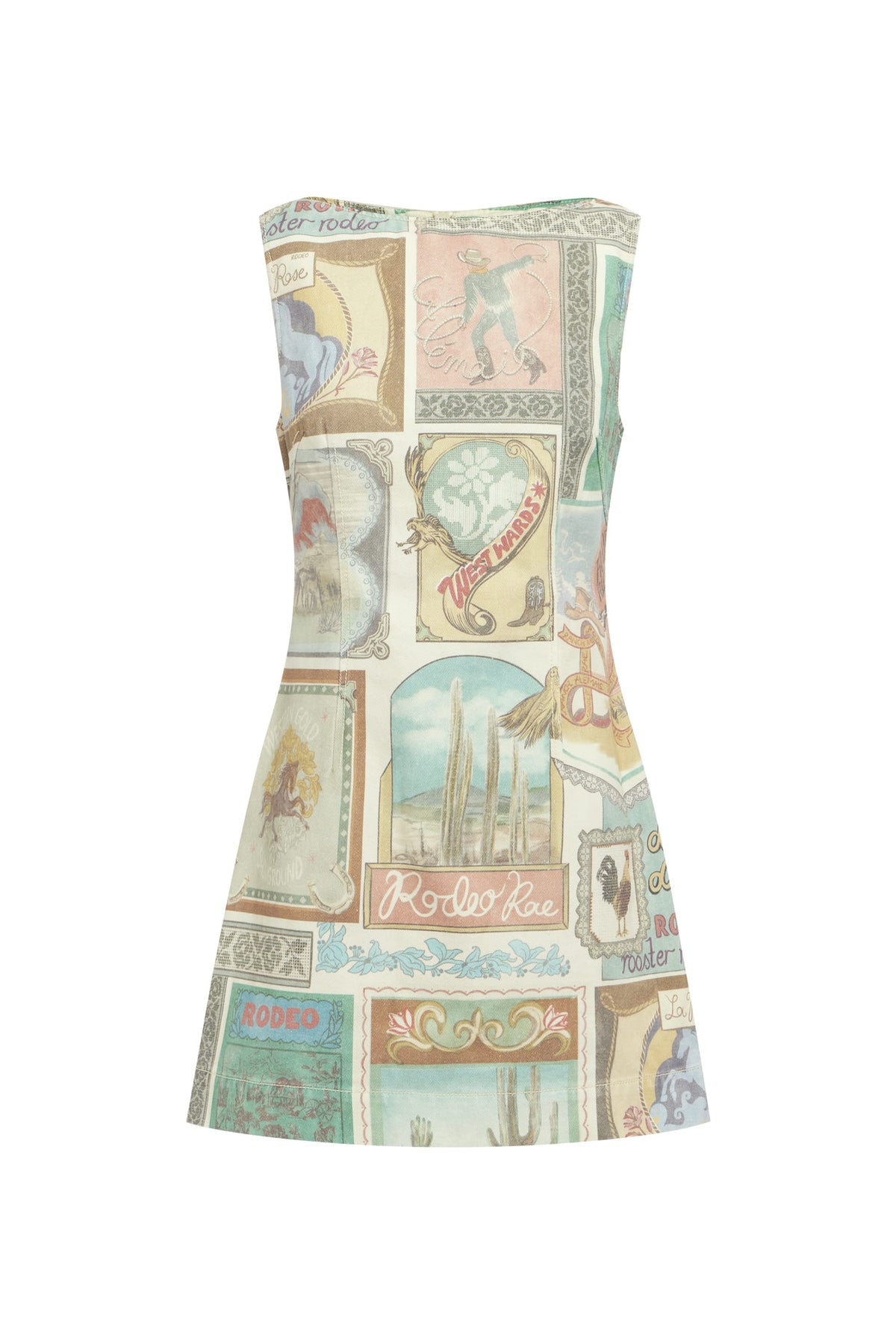Alemais Andie Denim Mini Dress