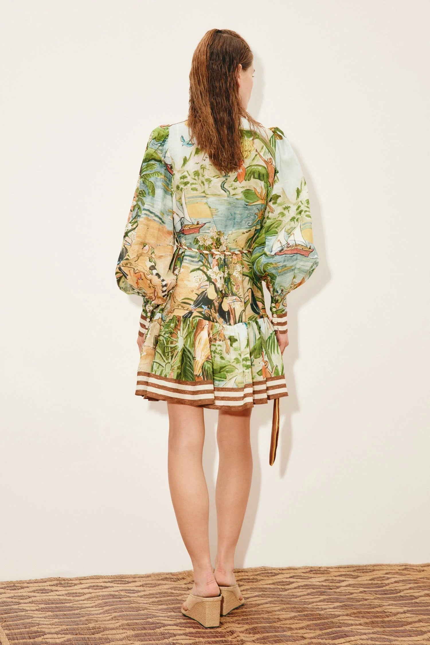 Alemais Toucan Tango Mini Dress