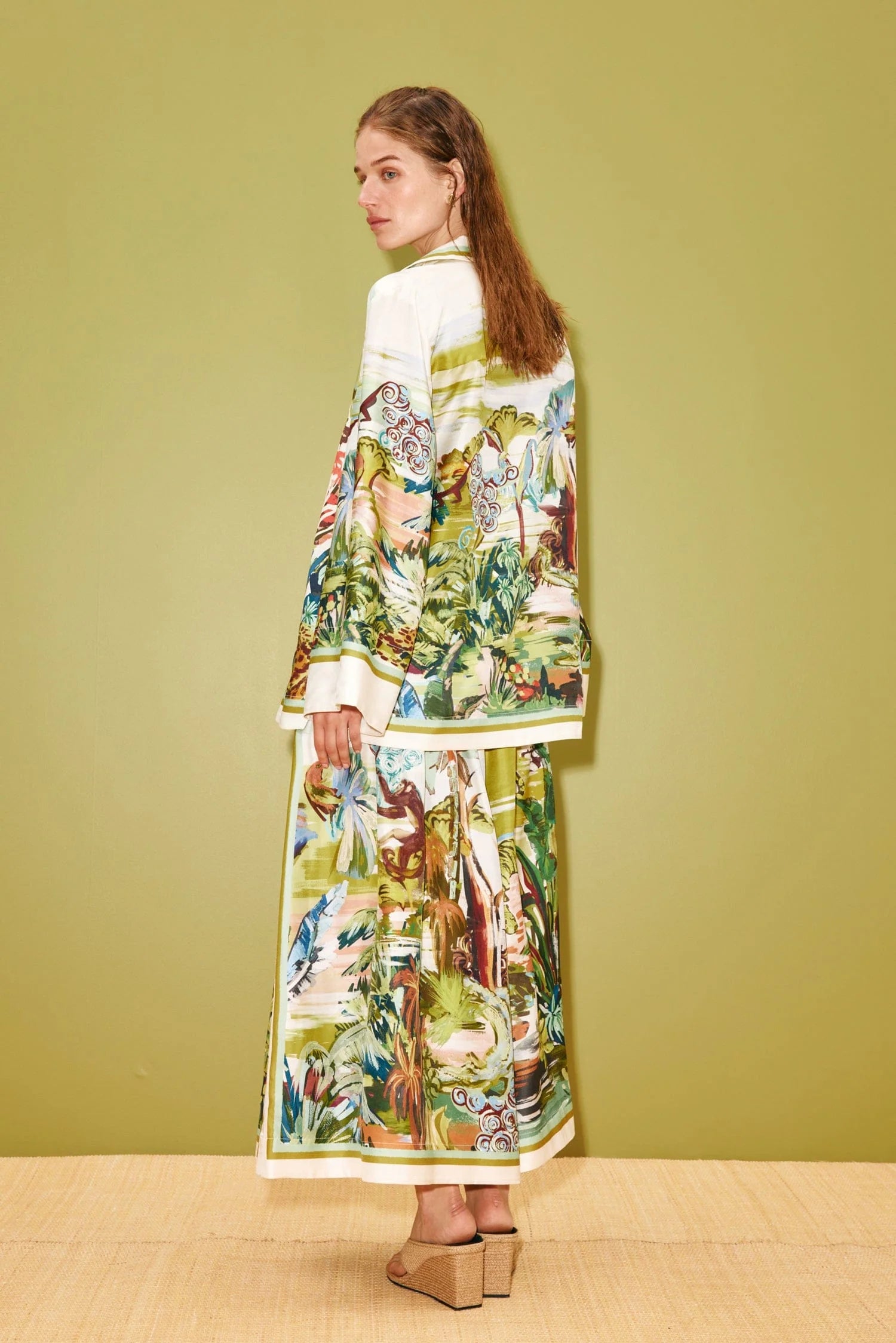 Alemais Jungle Boogie Silk Culotte