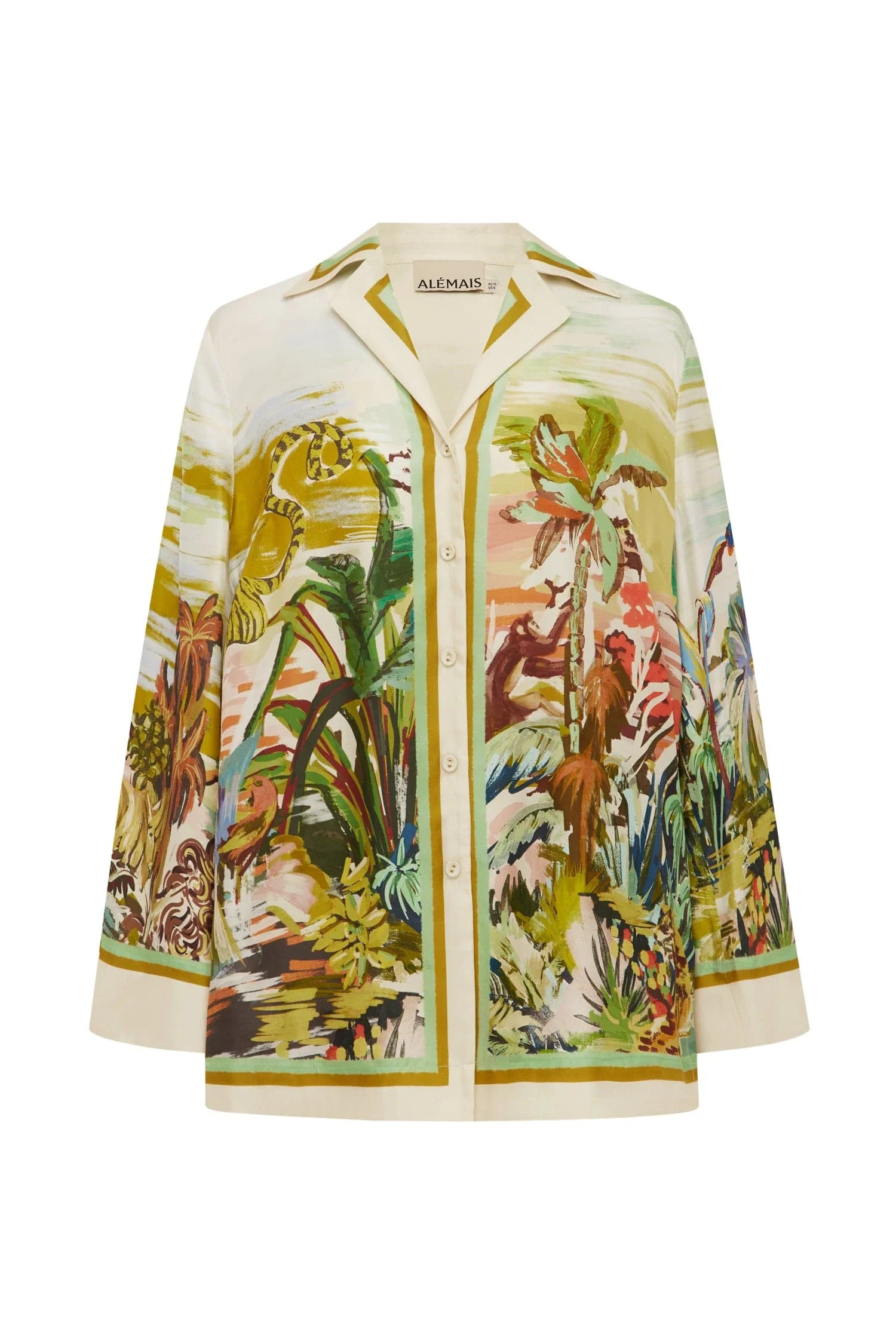 Alemais Jungle Boogie Silk Shirt