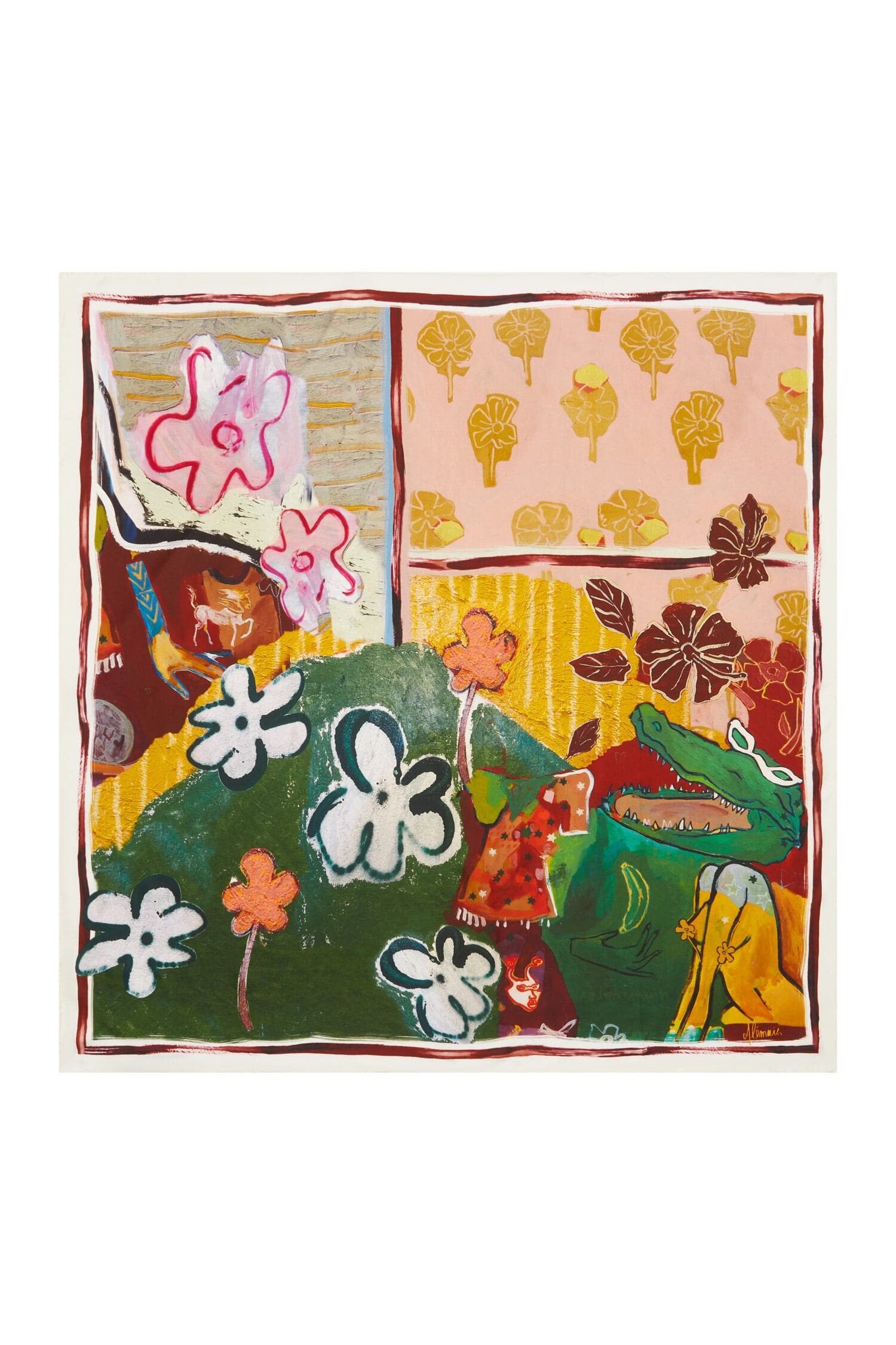 Alemais Mlak Silk Scarf