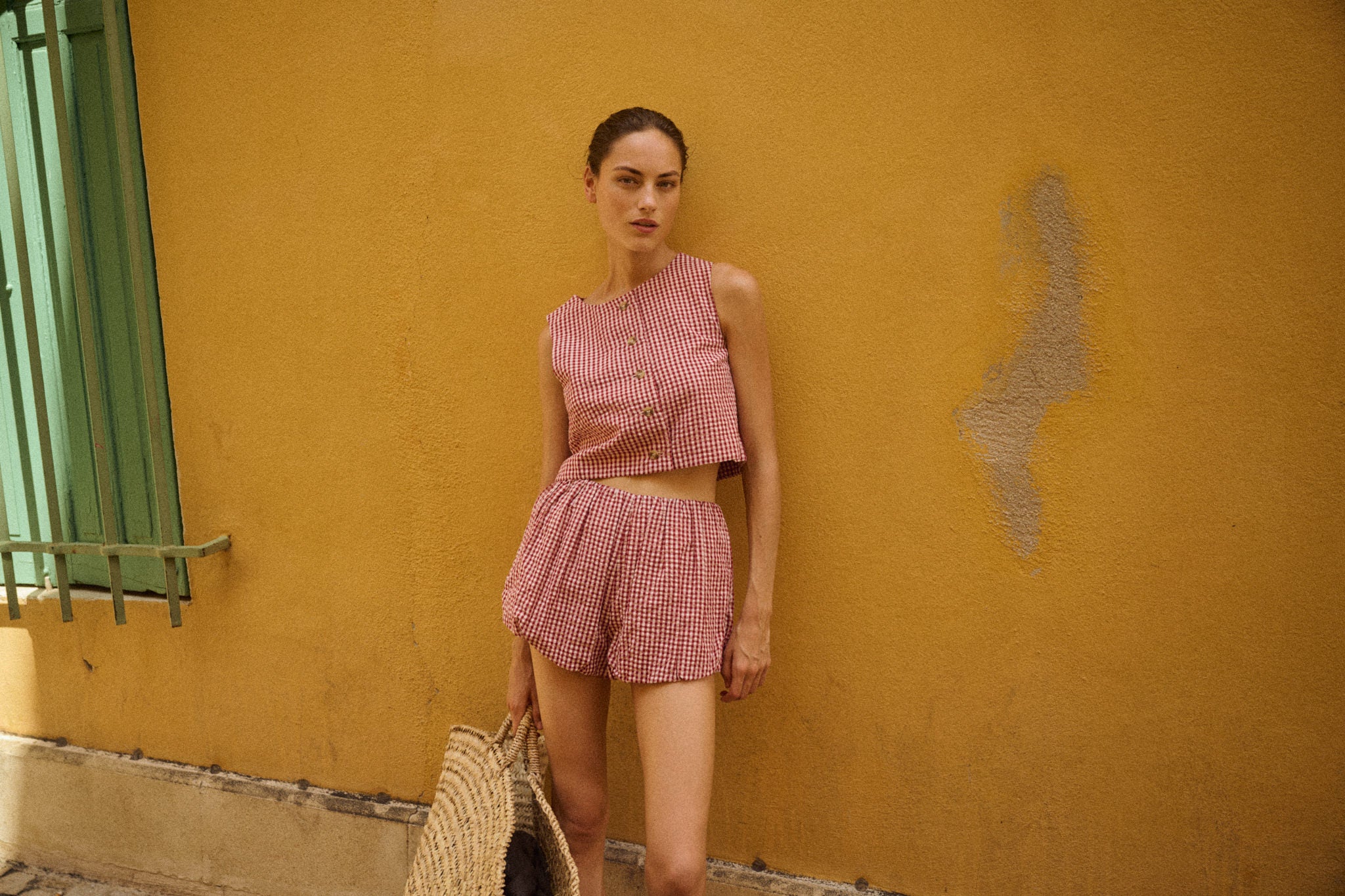 Posse Aurelia Shorts Red Gingham