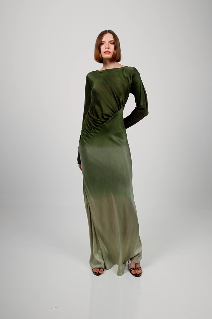 SWF Fluid Drape Maxi - Olive Merage