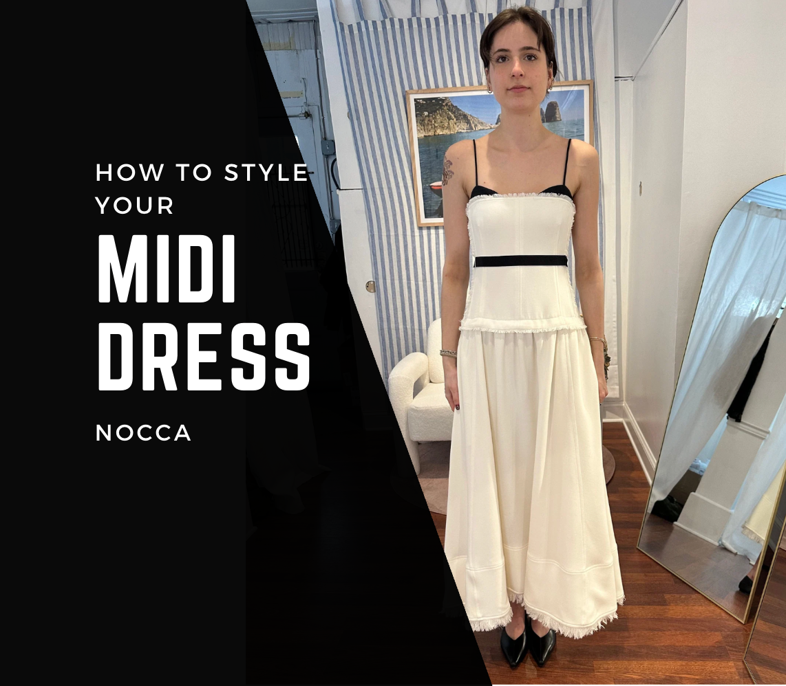 How to style midi dress?