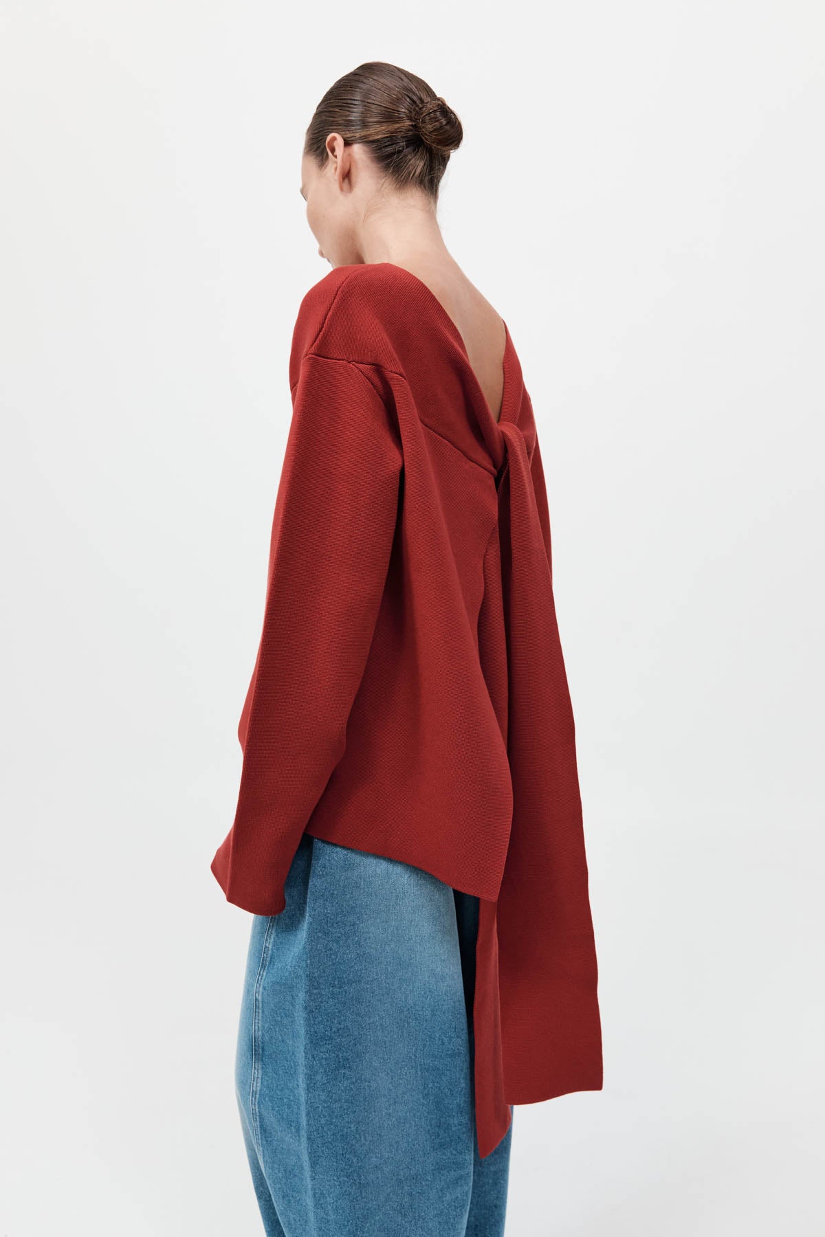 St. Agni Milano Knit Scarf Sweater