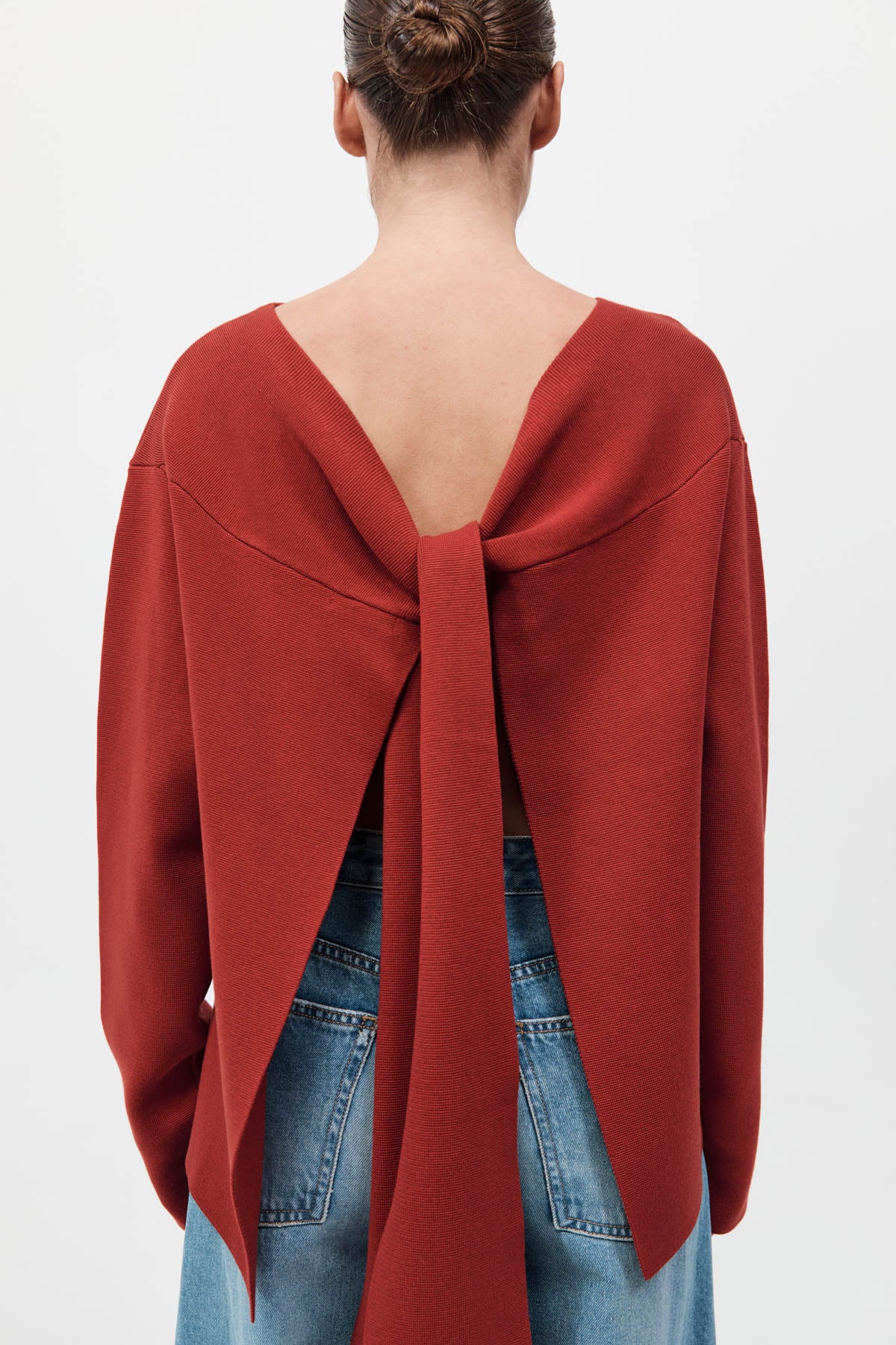 St. Agni Milano Knit Scarf Sweater