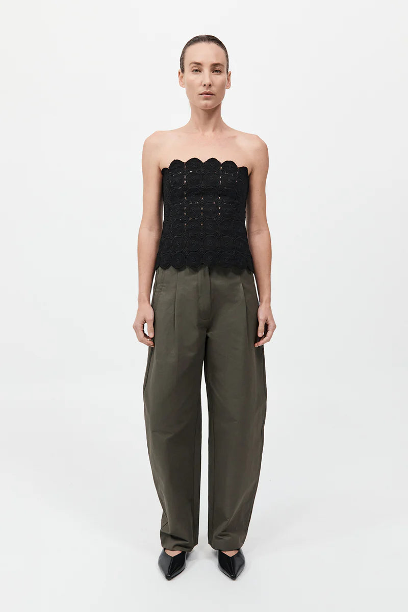 St. Agni Doily Top - Black