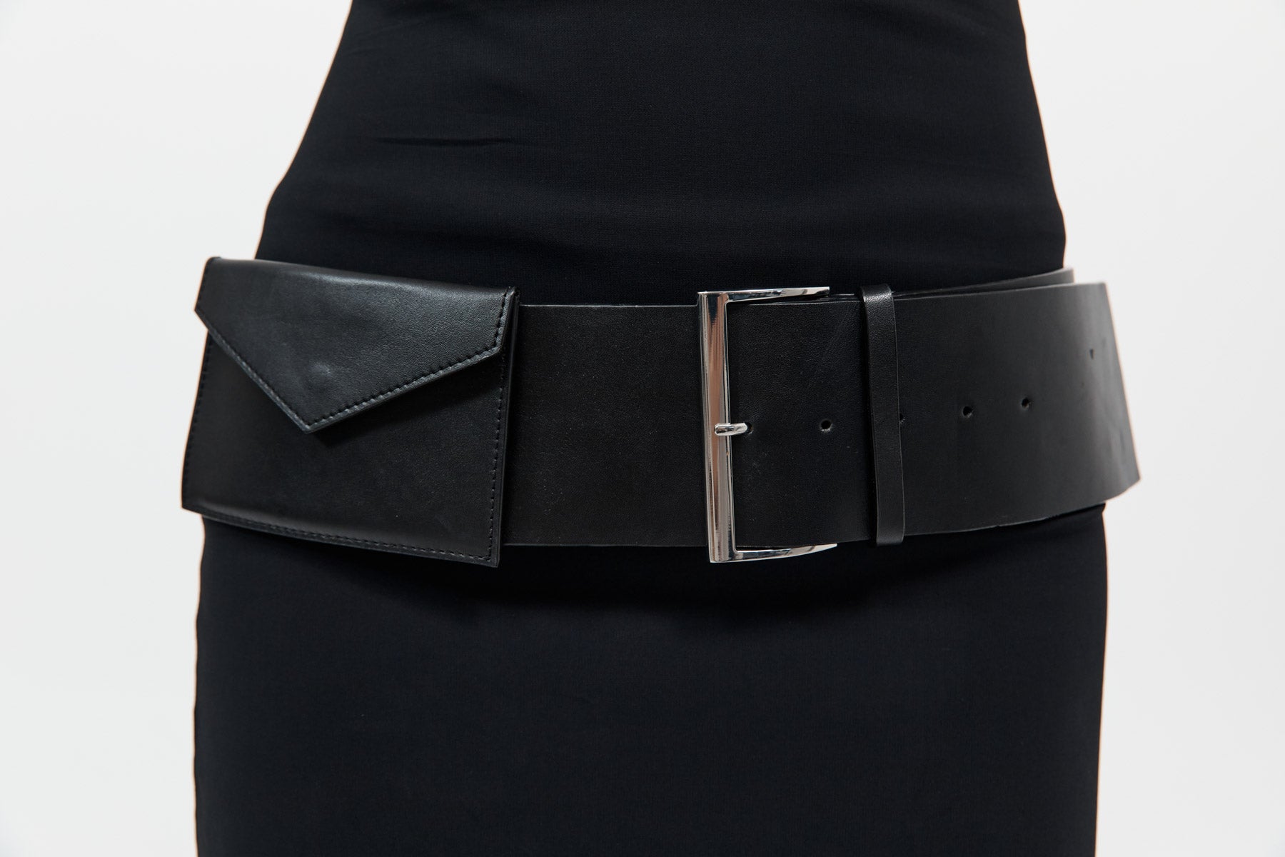 St. Agni Wide Utility Belt - Black