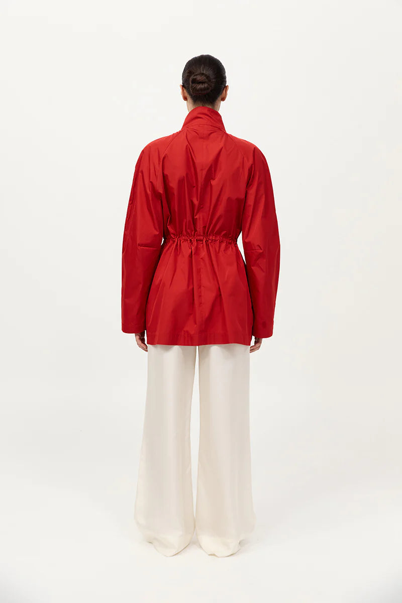 St. Agni Paper Taffeta Parka - Red